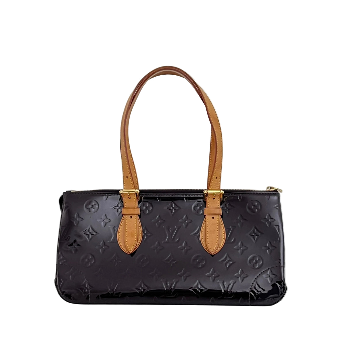 Sac LOUIS VUITTON Rosewood cuir verni violet vintage 2007