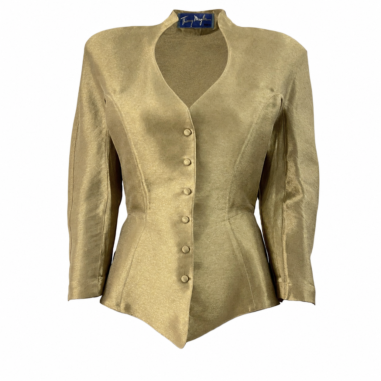 MUGLER S blue denim jacket