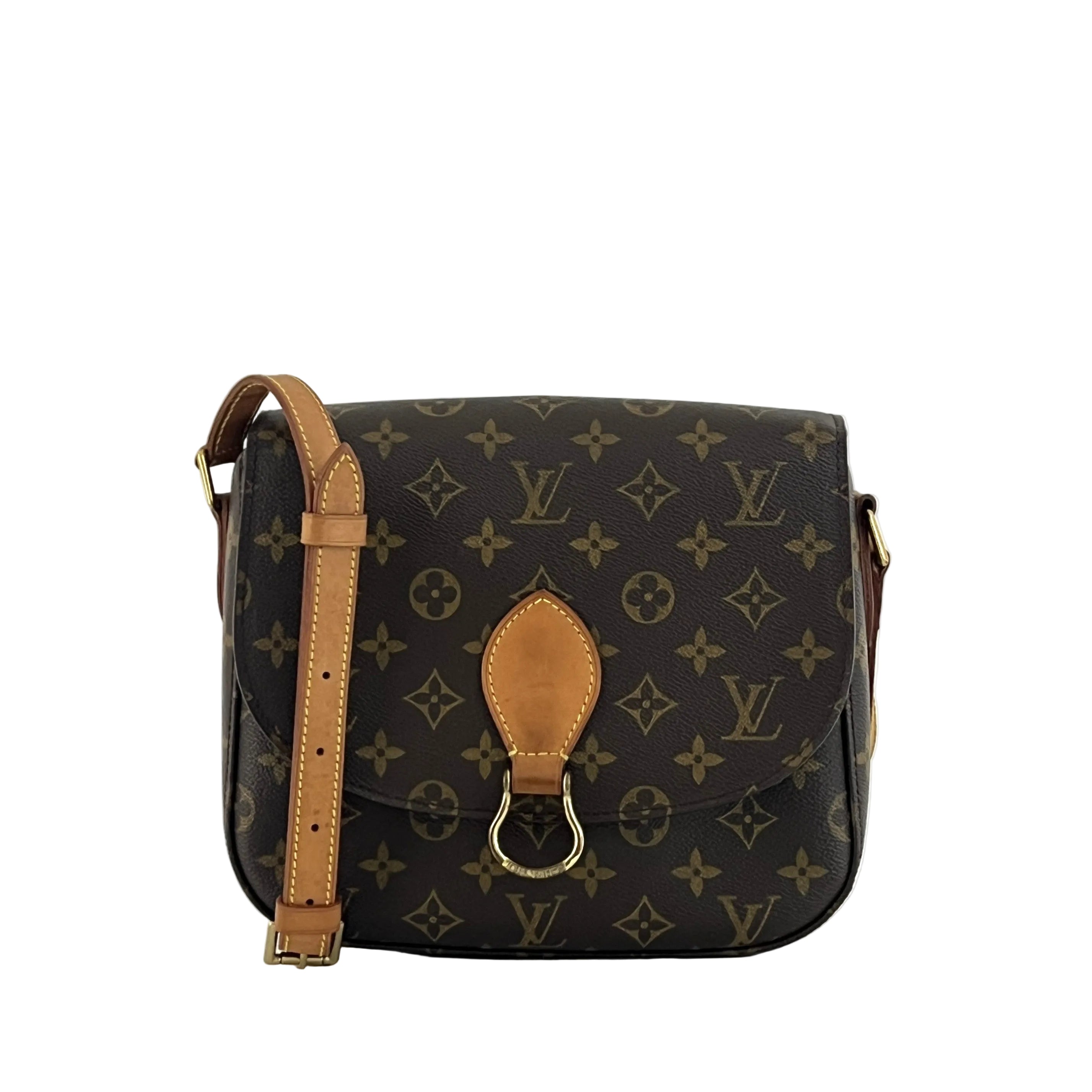 Sac à main LOUIS VUITTON Saint Cloud GM toile et cuir marron