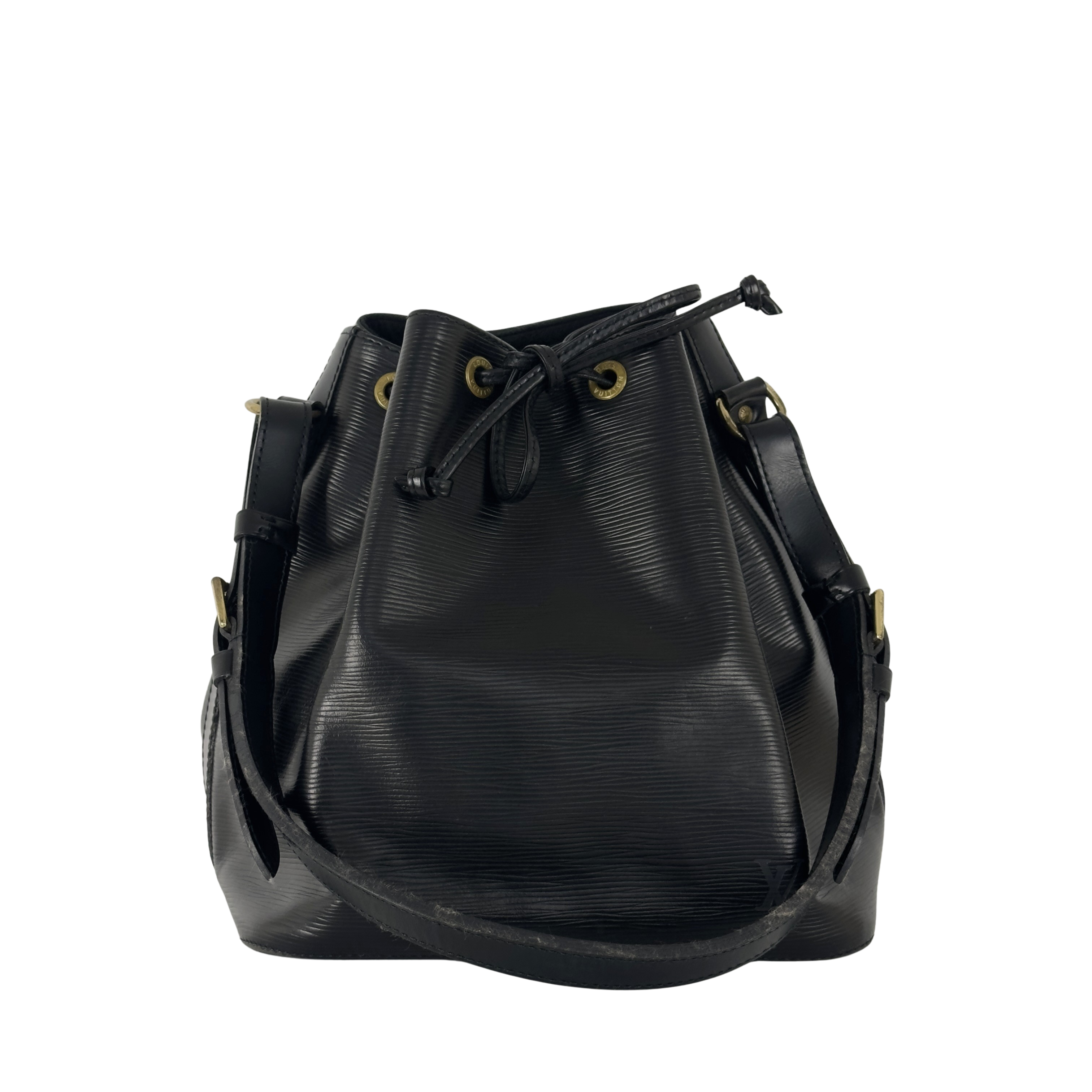 Sac à main LOUIS VUITTON Noé Petit cuir épi noir