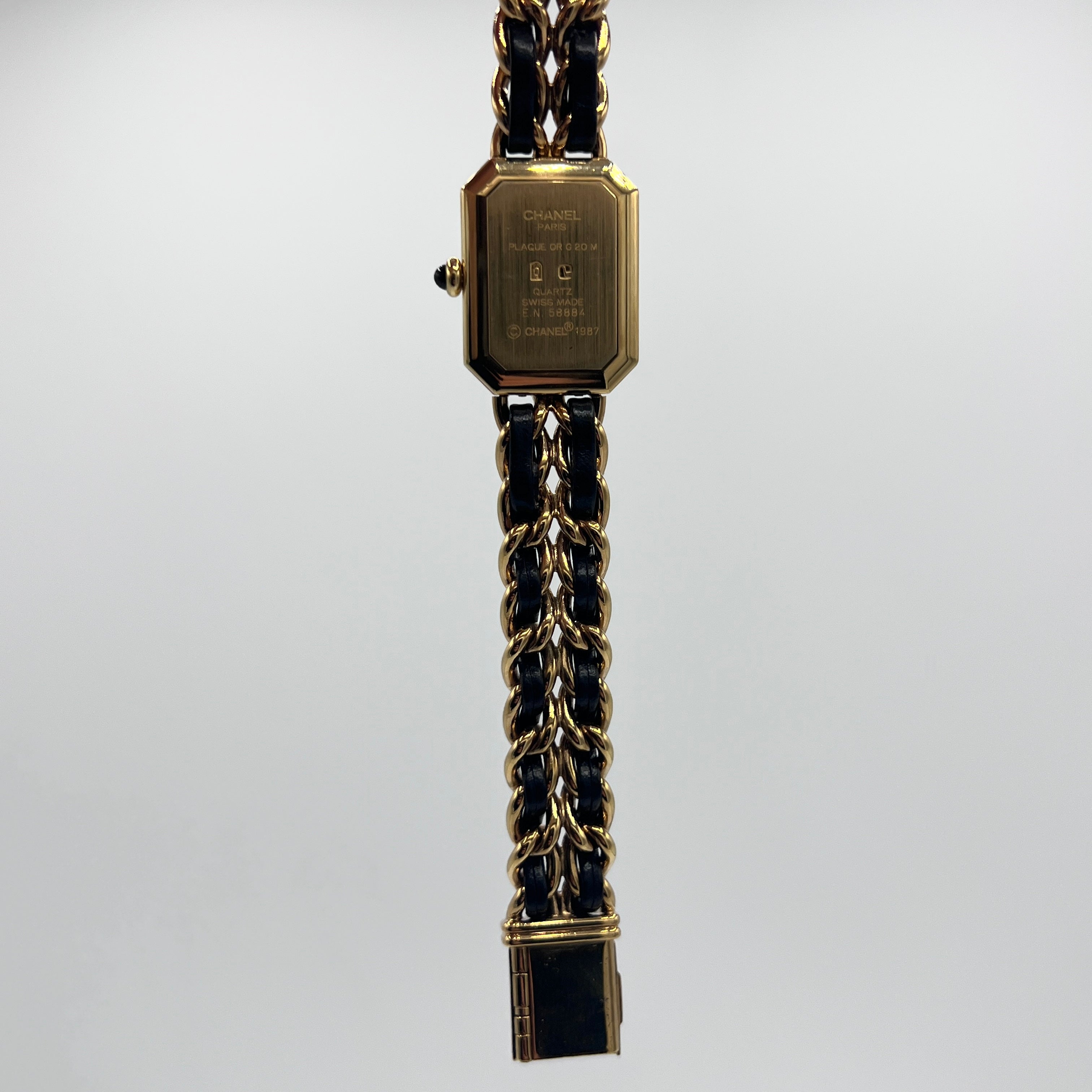 Montre CHANEL Première plaqué or Doré