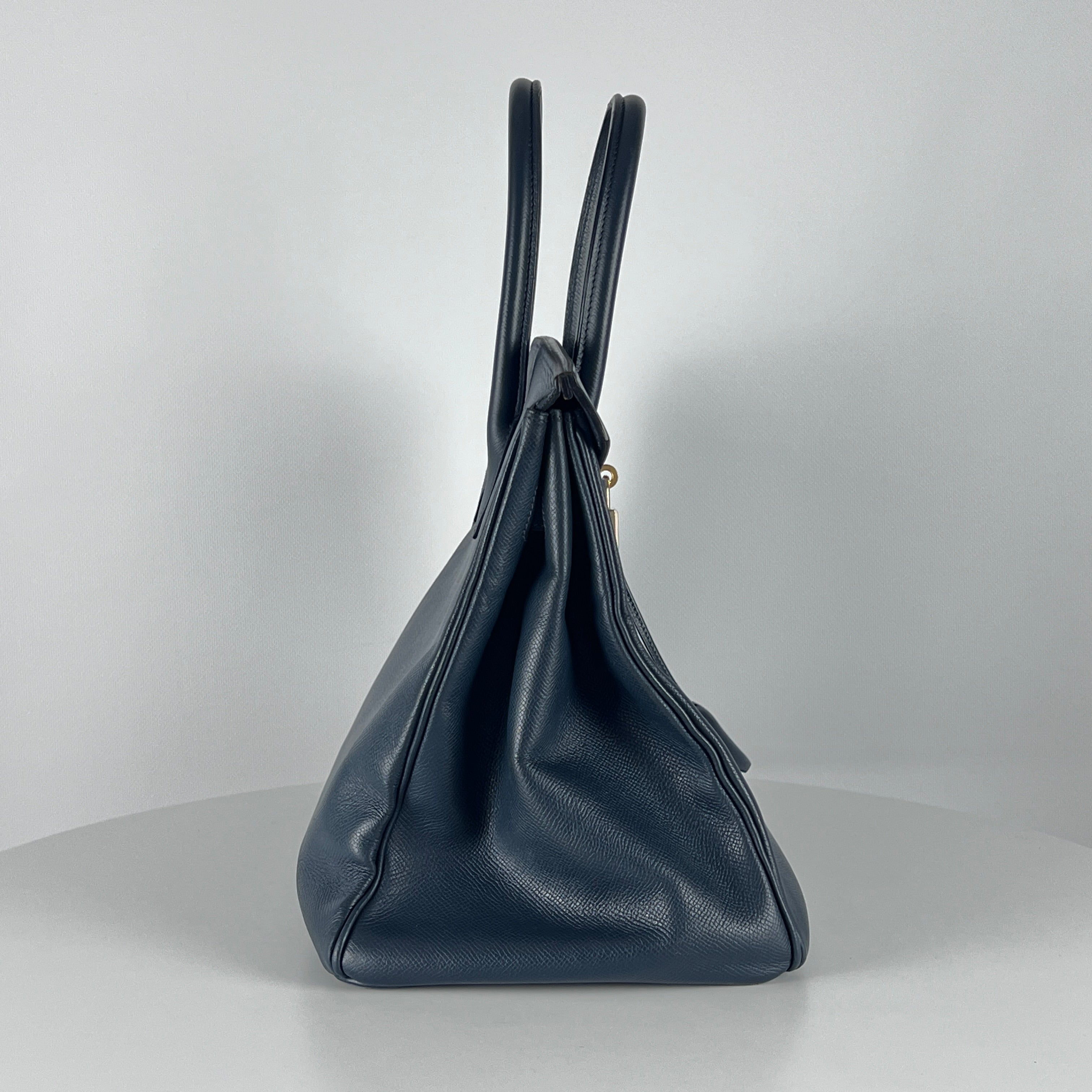 Sac à main HERMÈS Birkin cuir epsom navy