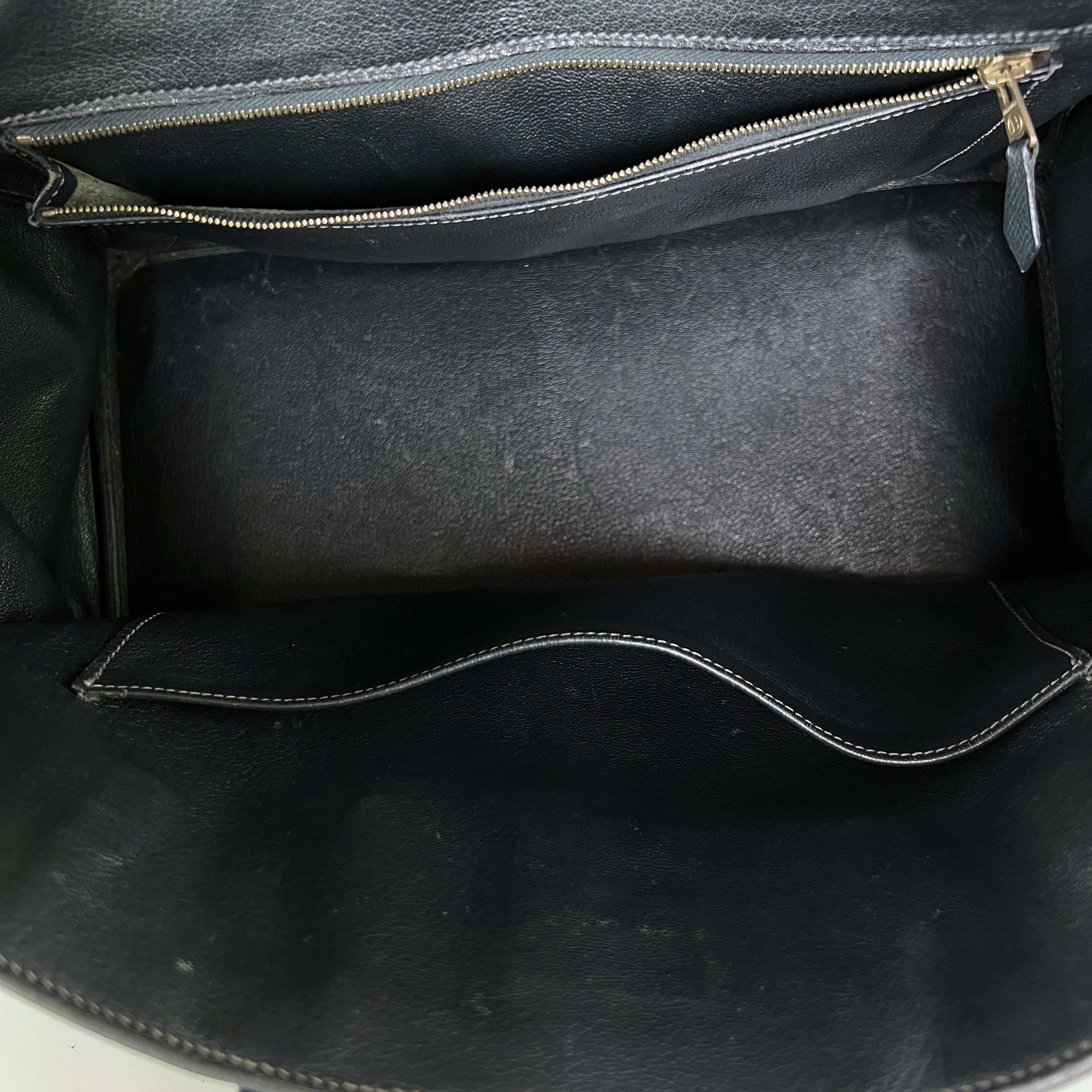 Sac à main HERMÈS Birkin cuir epsom navy