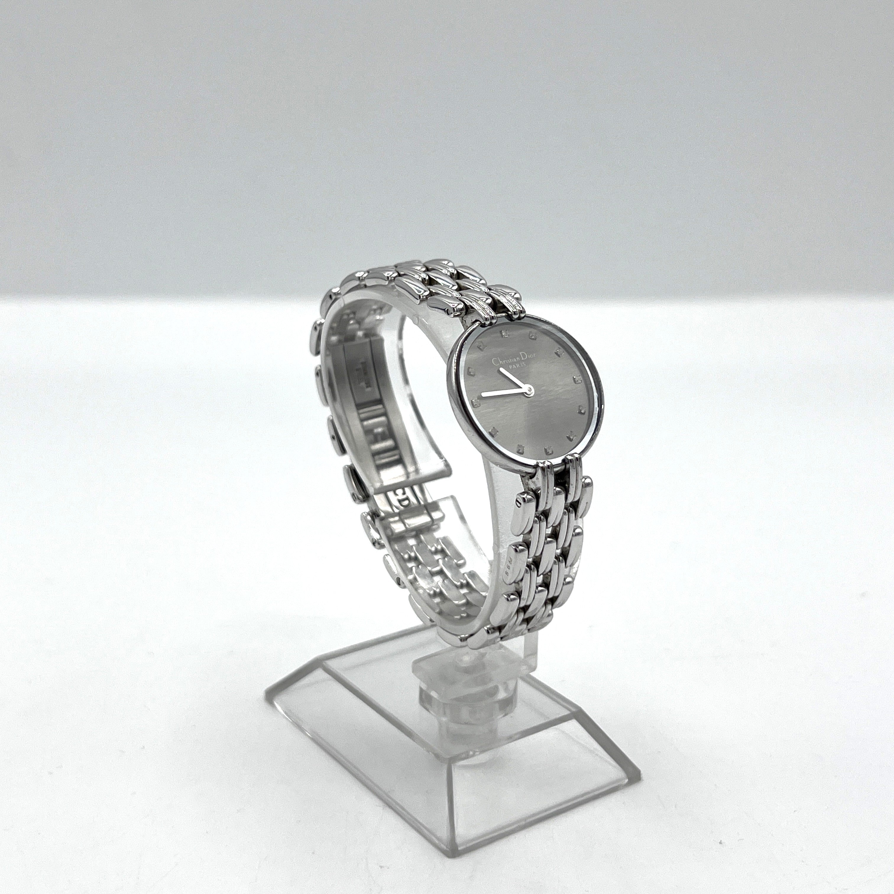 Montre DIOR Bagheera acier Argenté
