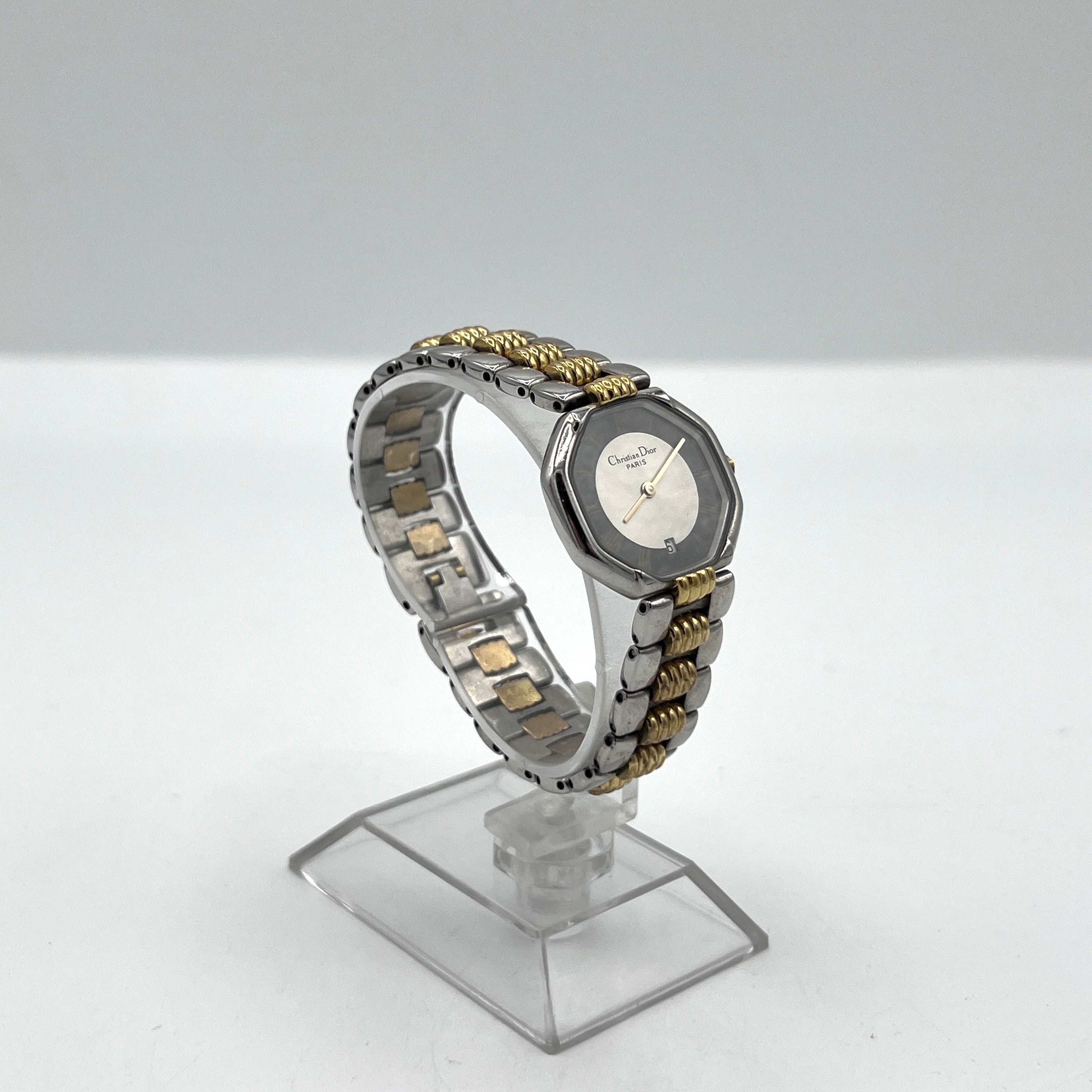 Montre DIOR Octagon acier Bicolore