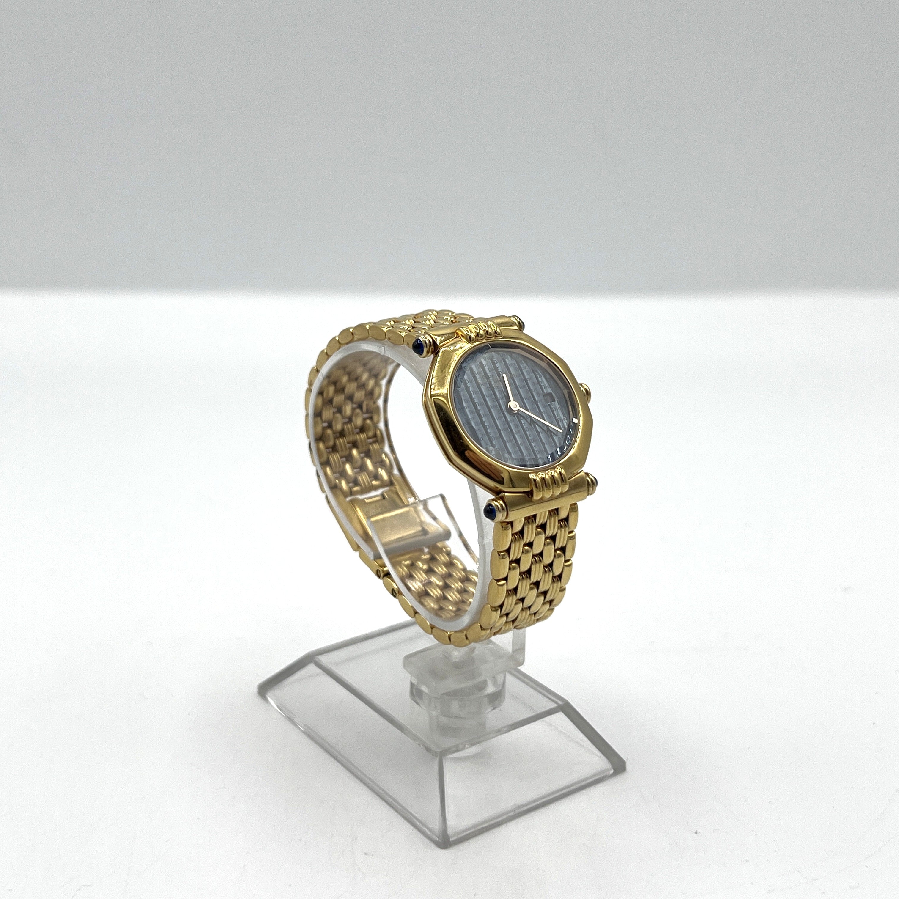 Montre DIOR Octagon plaqué or Doré