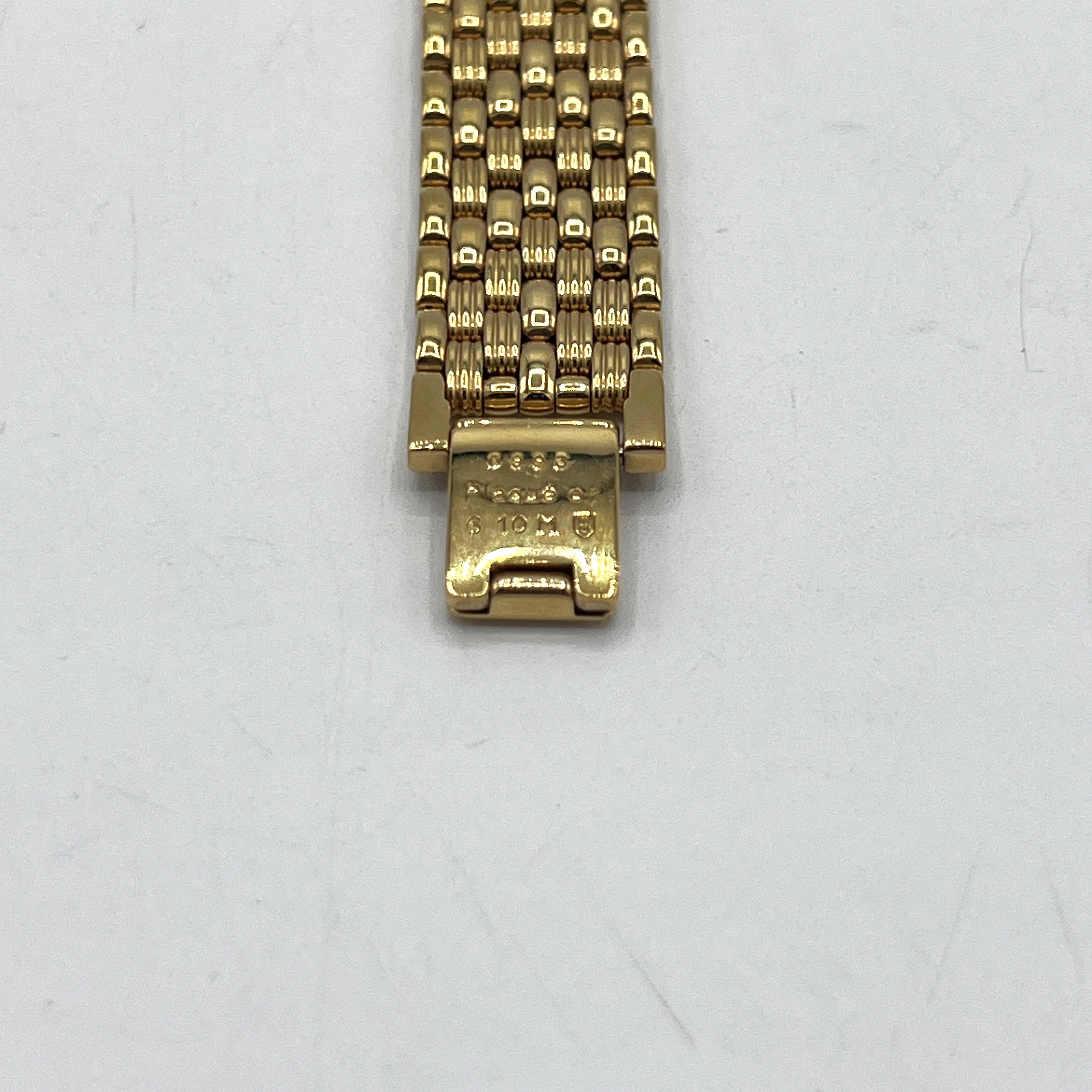 Montre DIOR Octagon plaqué or Doré