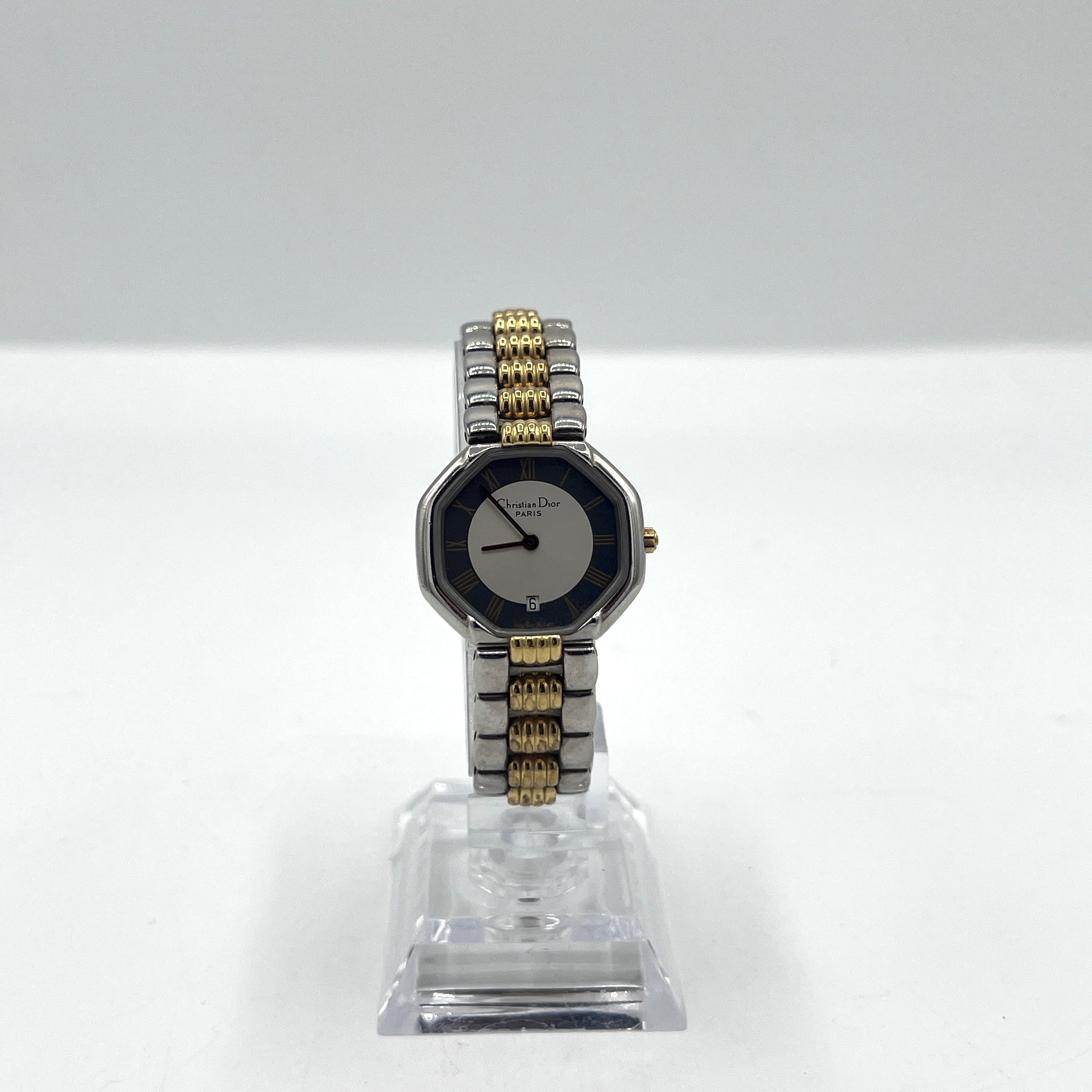 Montre DIOR Octagon acier Bicolore