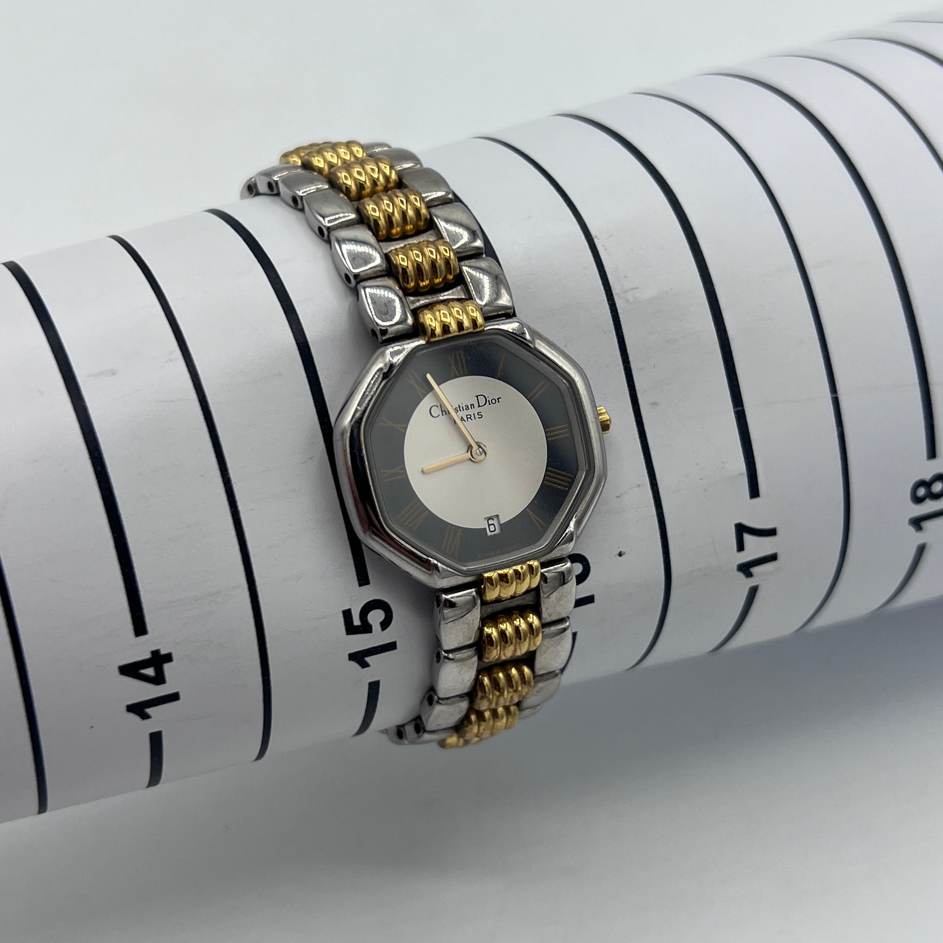 Montre DIOR Octagon acier Bicolore