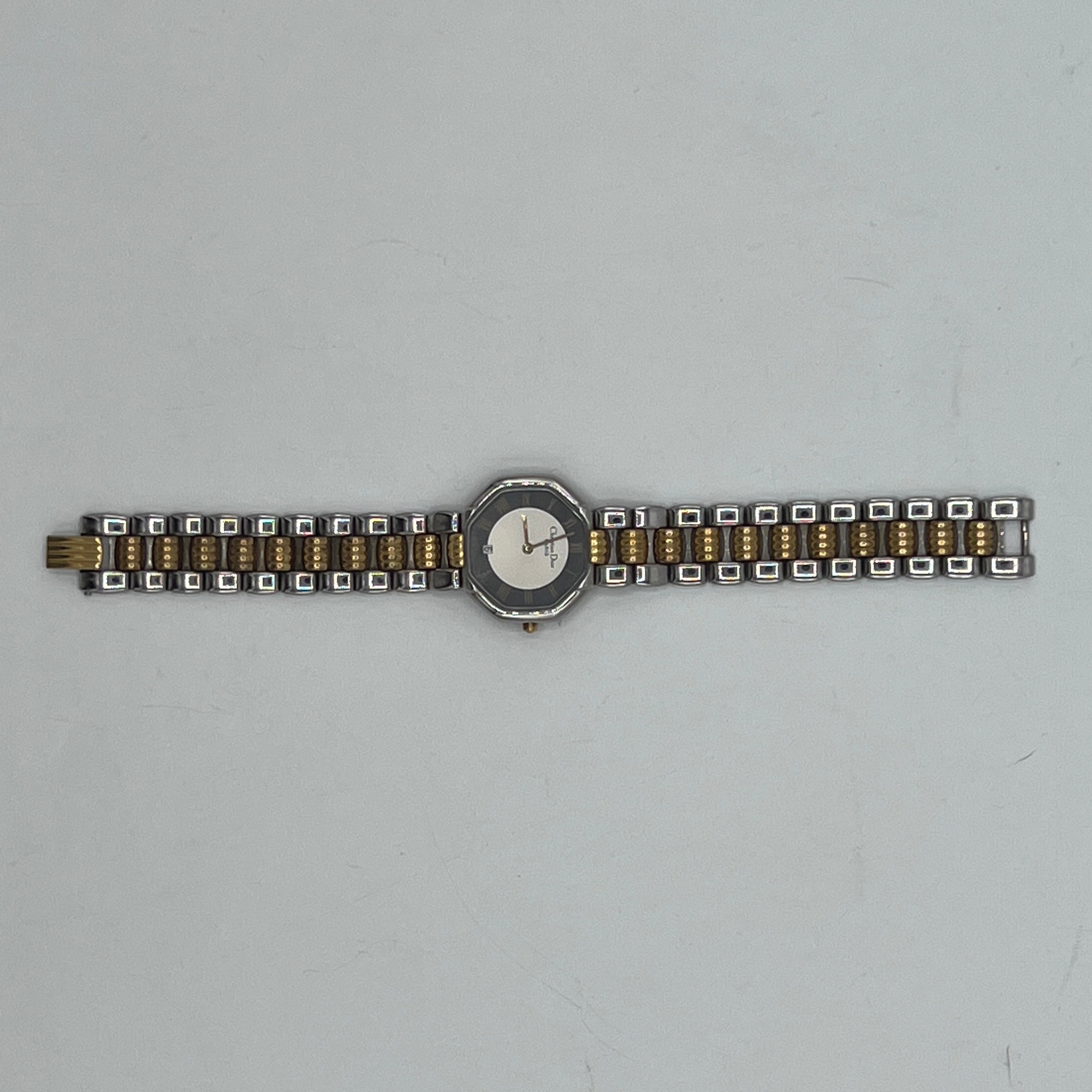 Montre DIOR Octagon acier Bicolore