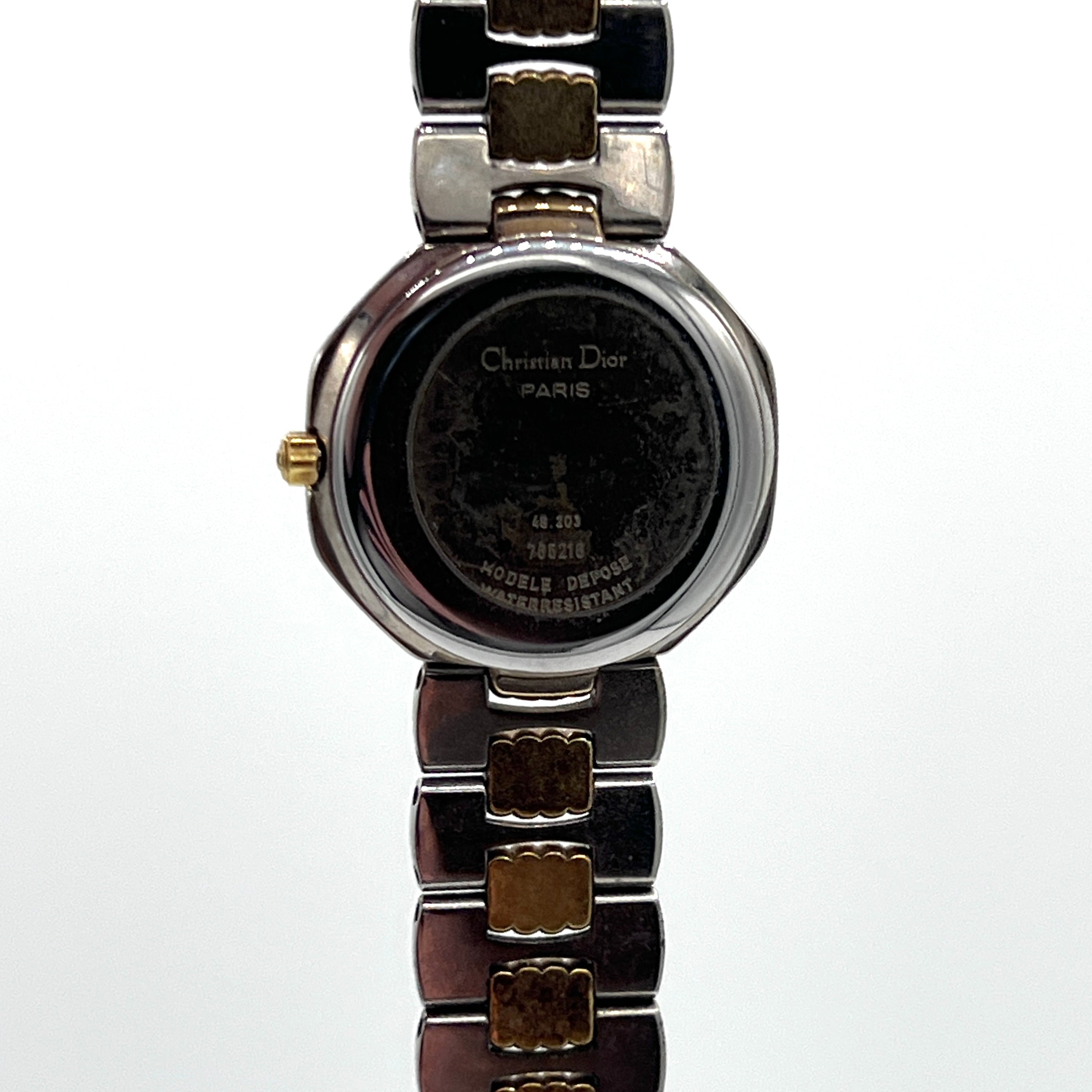 Montre DIOR Octagon acier Bicolore