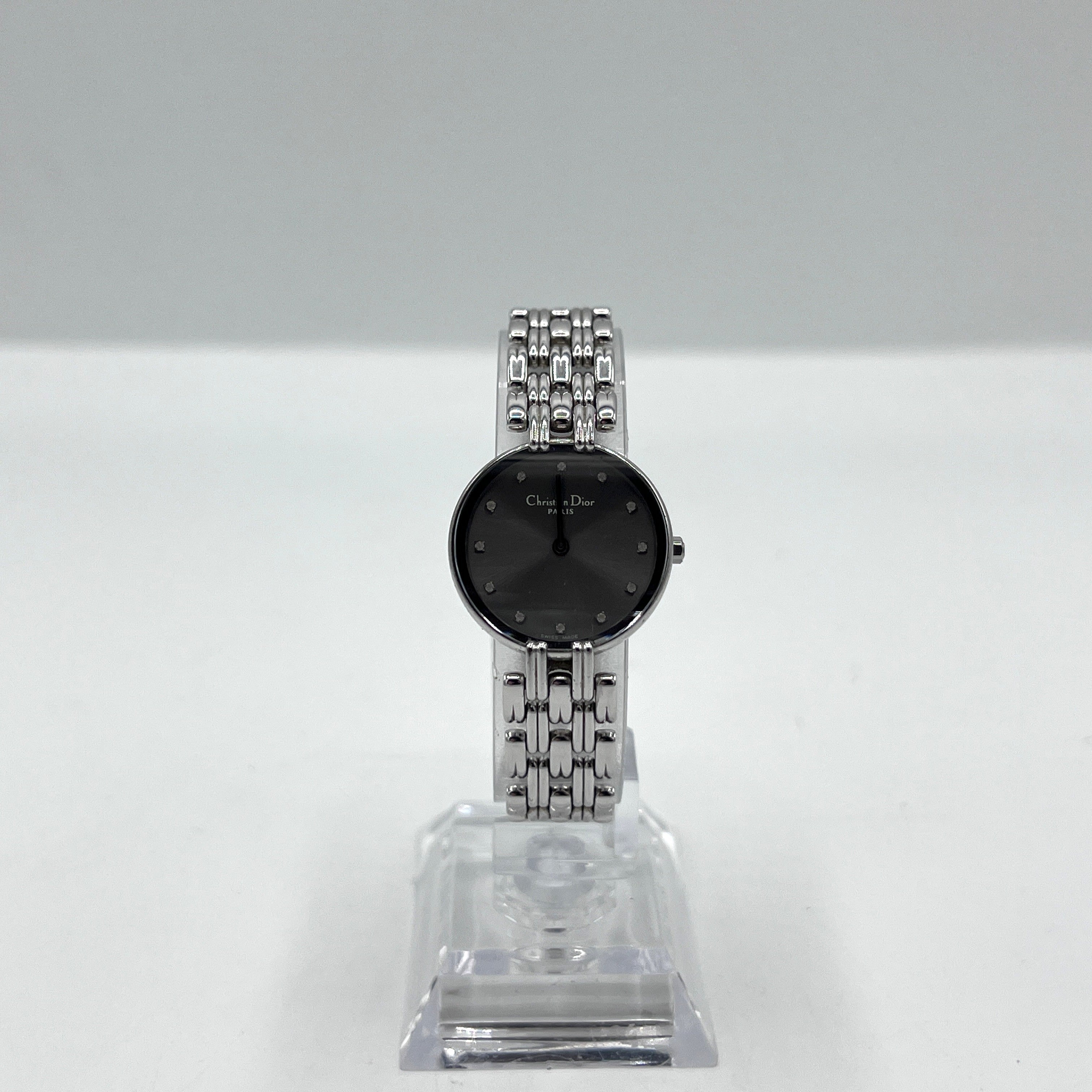 Montre DIOR Bagheera acier Argenté
