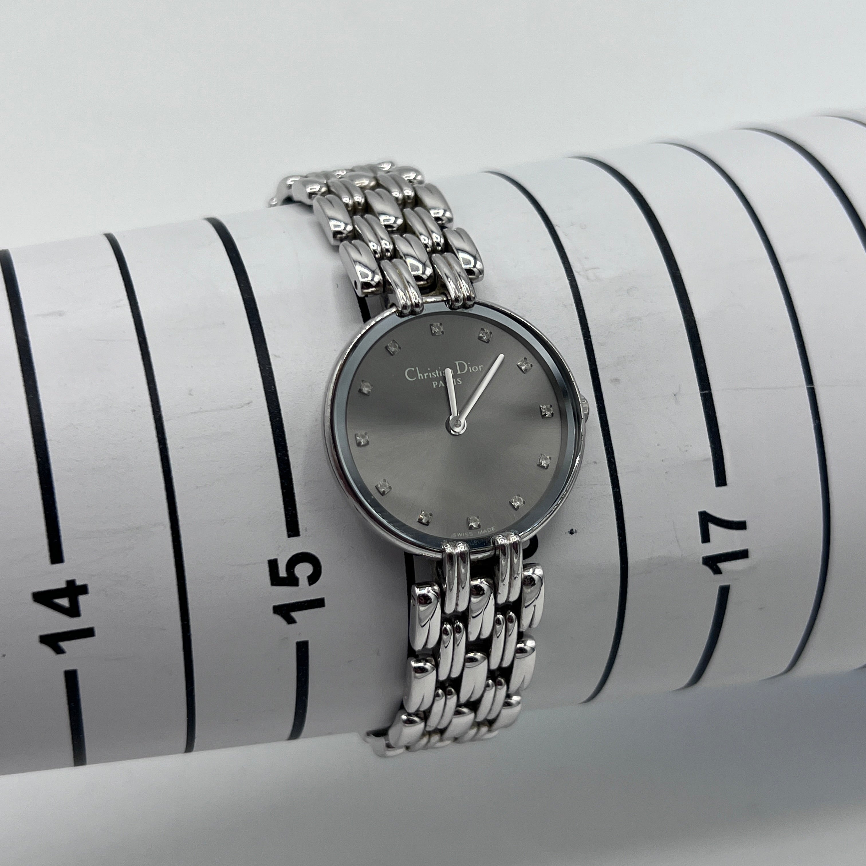 Montre DIOR Bagheera acier Argenté