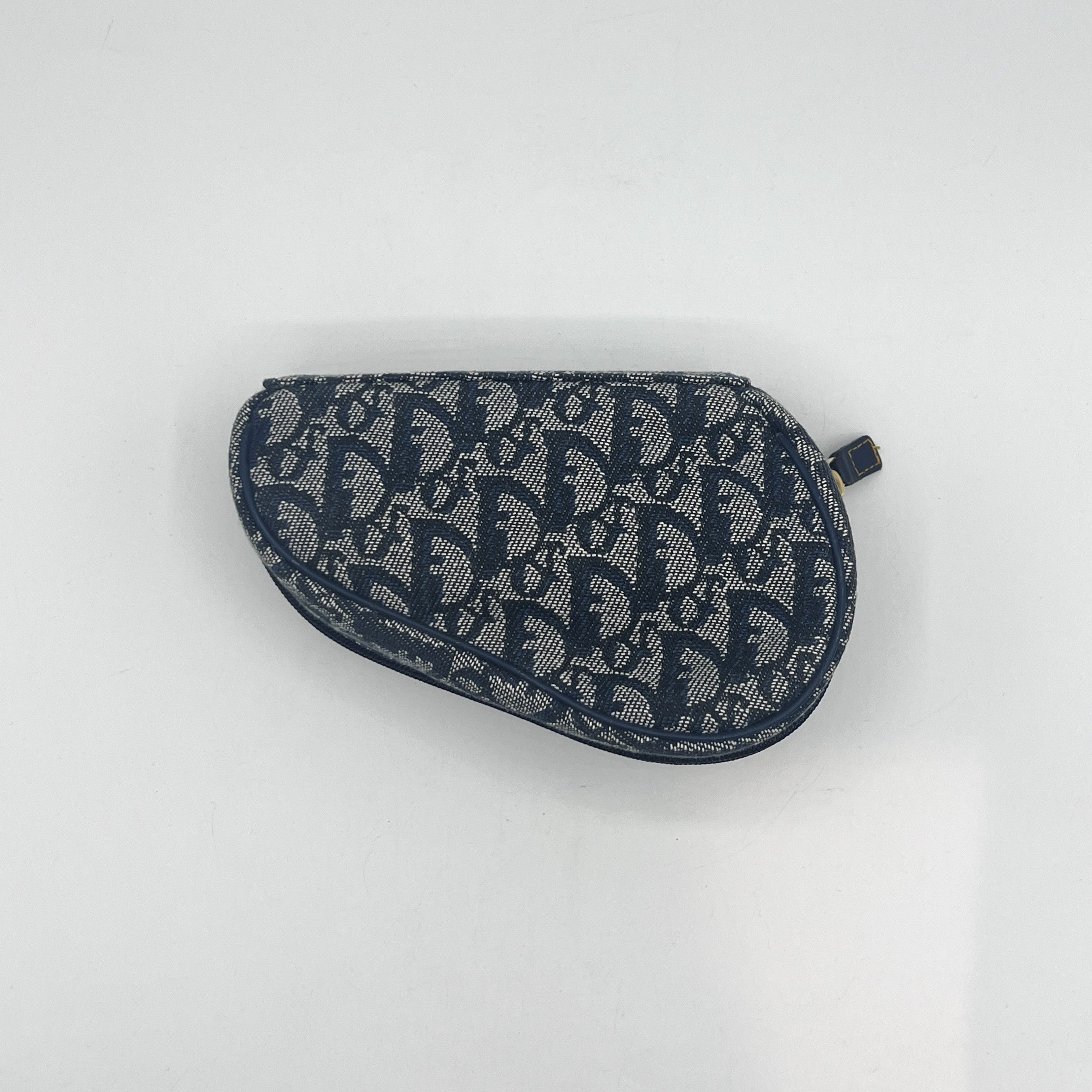 Pochette DIOR Saddle toile navy