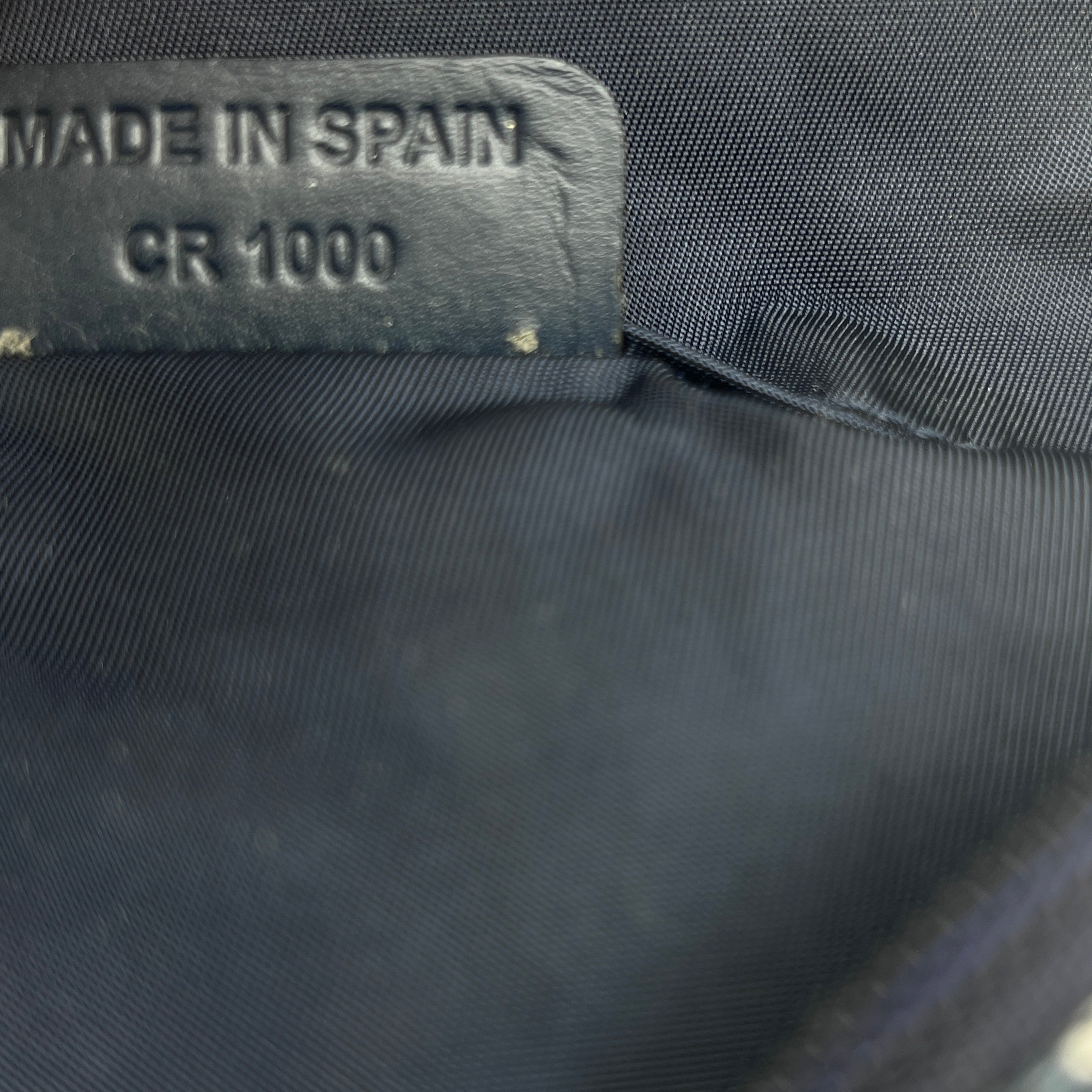 Pochette DIOR Saddle toile navy