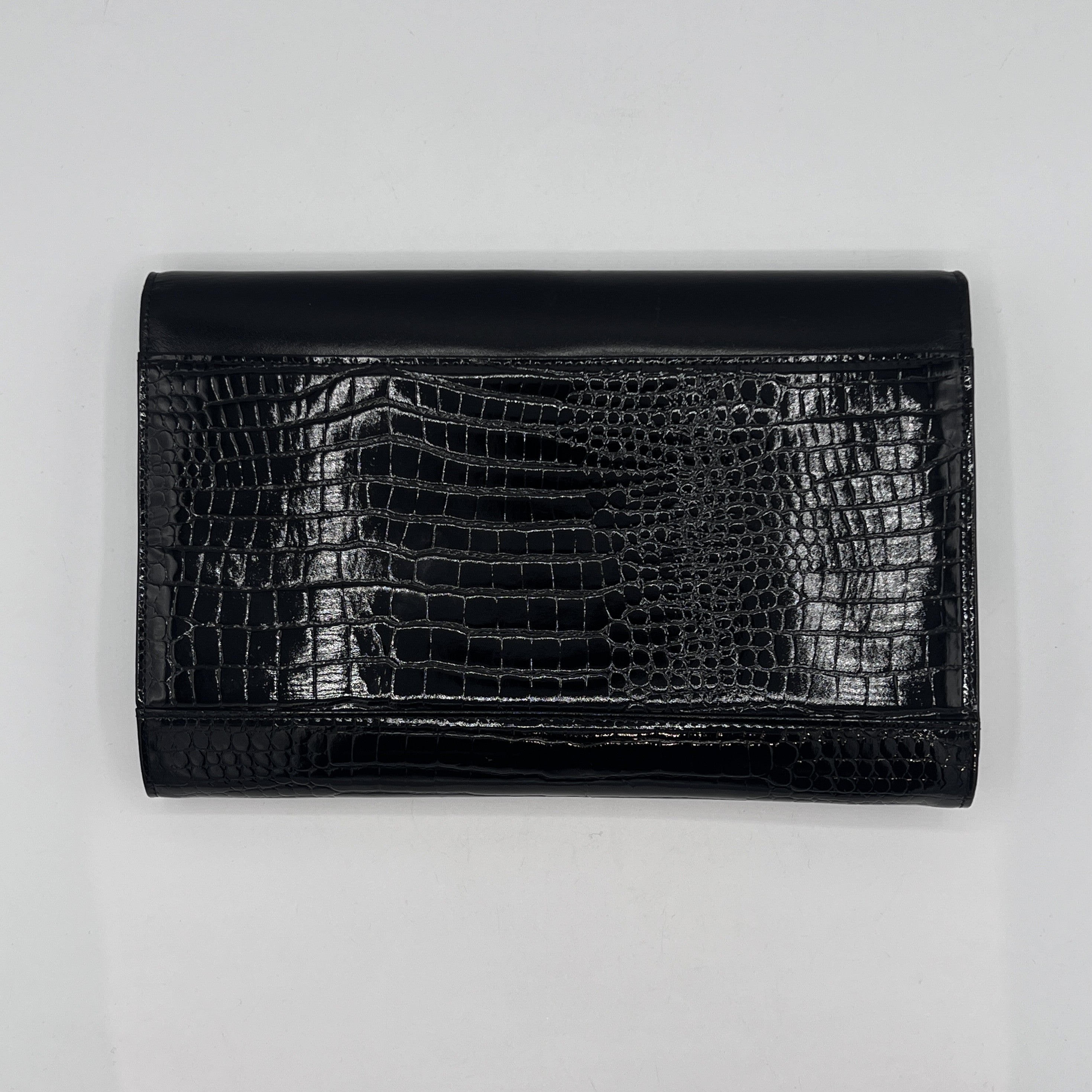 Pochette COURREGES cuir noir