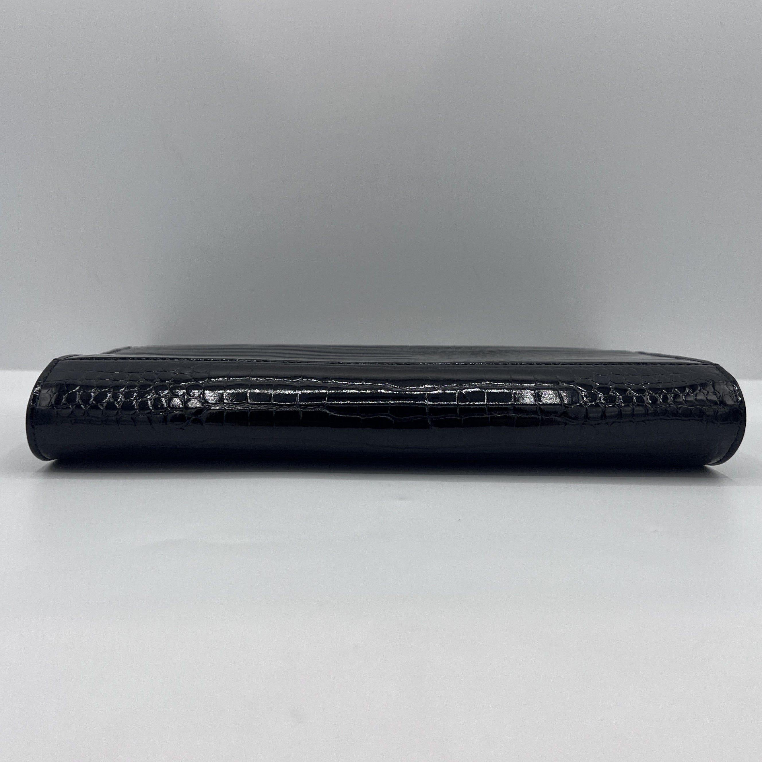 Pochette COURREGES cuir noir