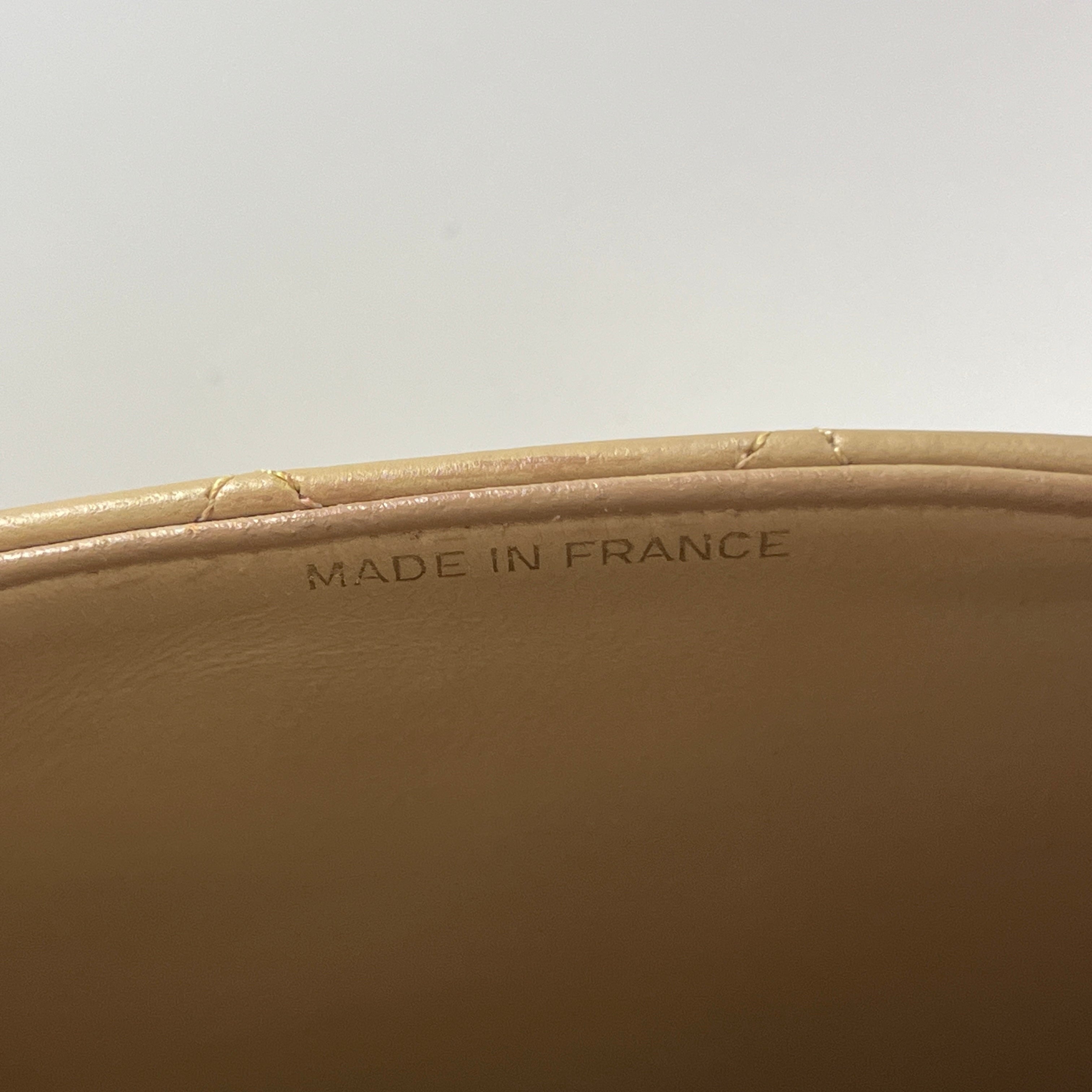 Sac à main CHANEL Timeless Classique Small cuir beige