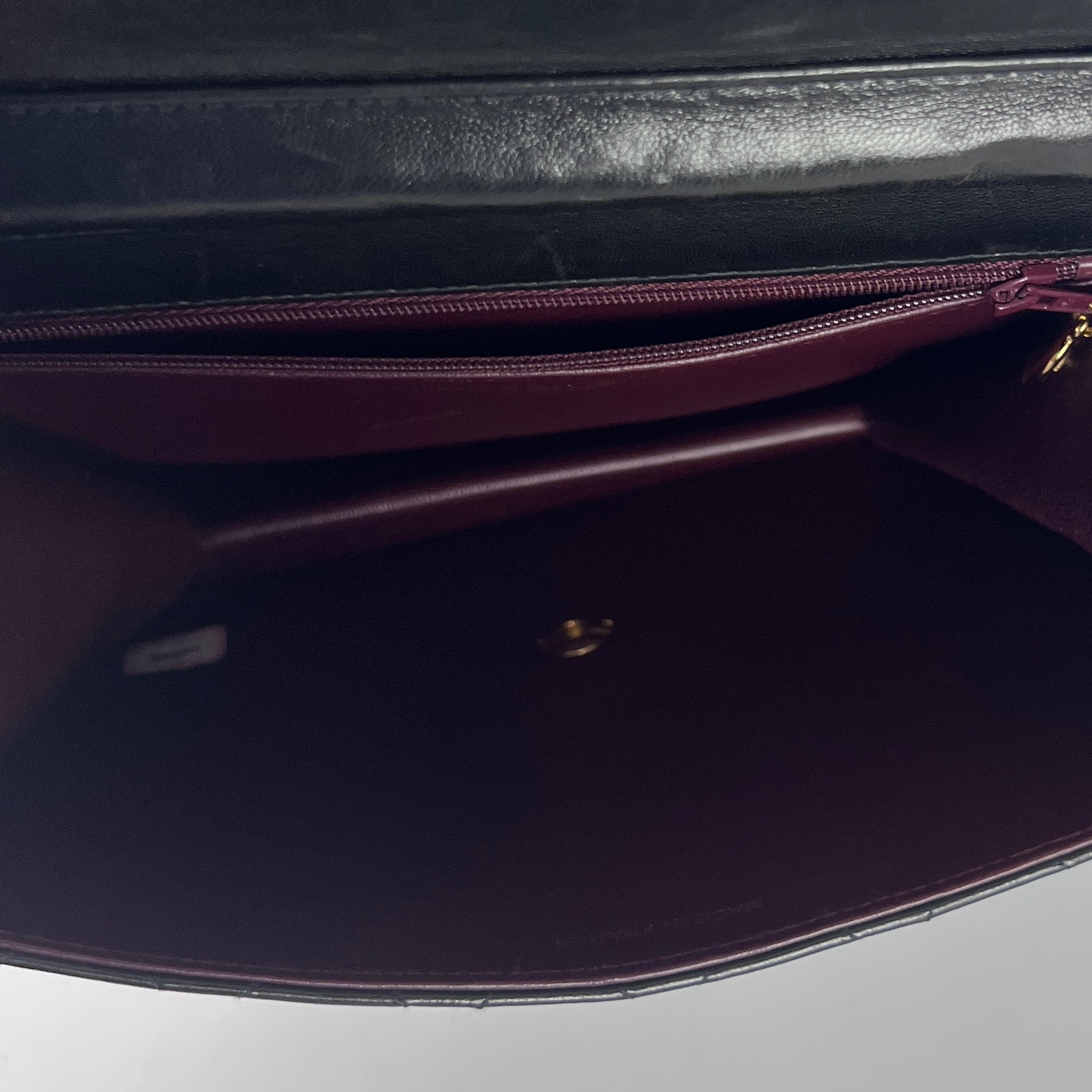Sac à main CHANEL Single Flap cuir noir