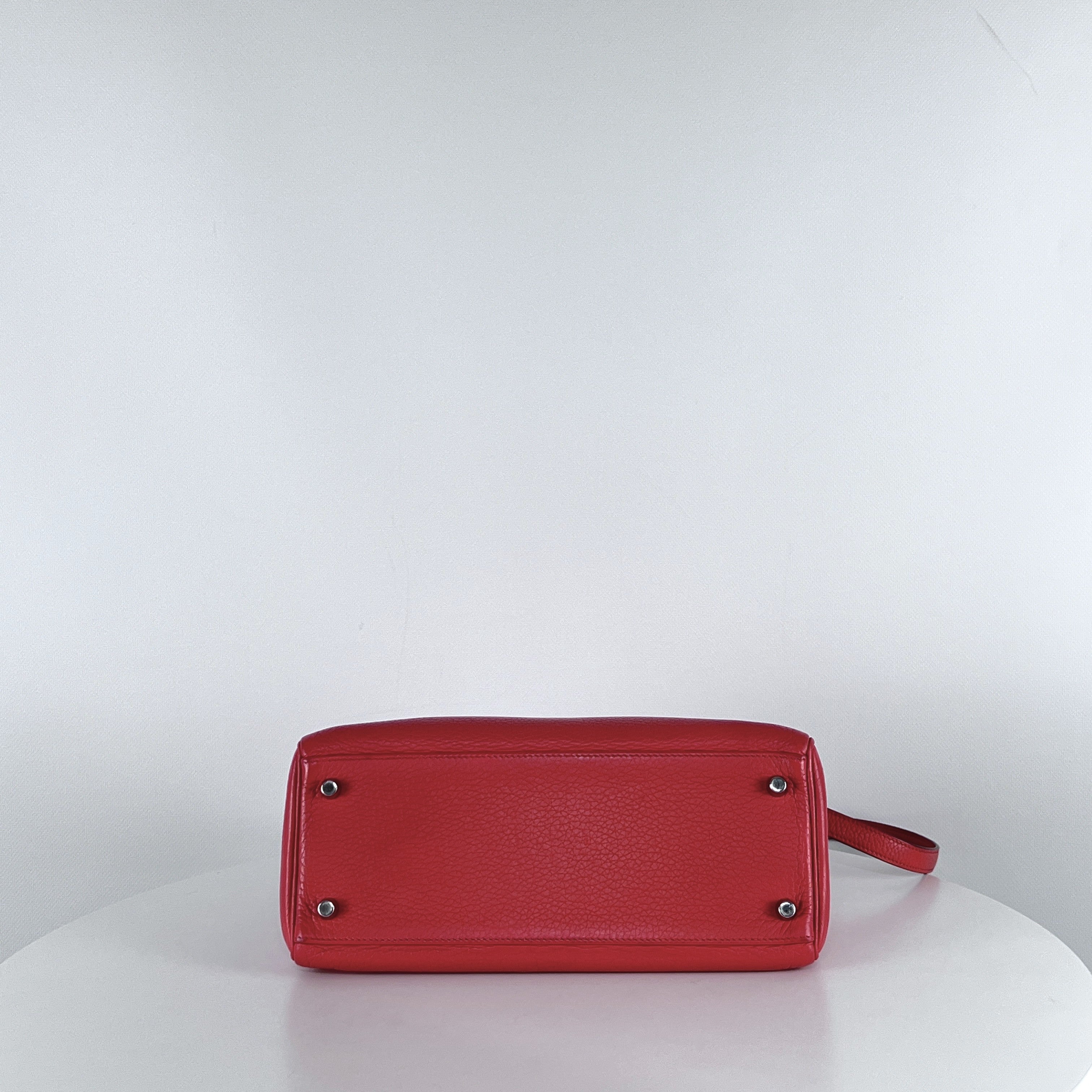 Sac à main HERMES Kelly 28 cuir rose