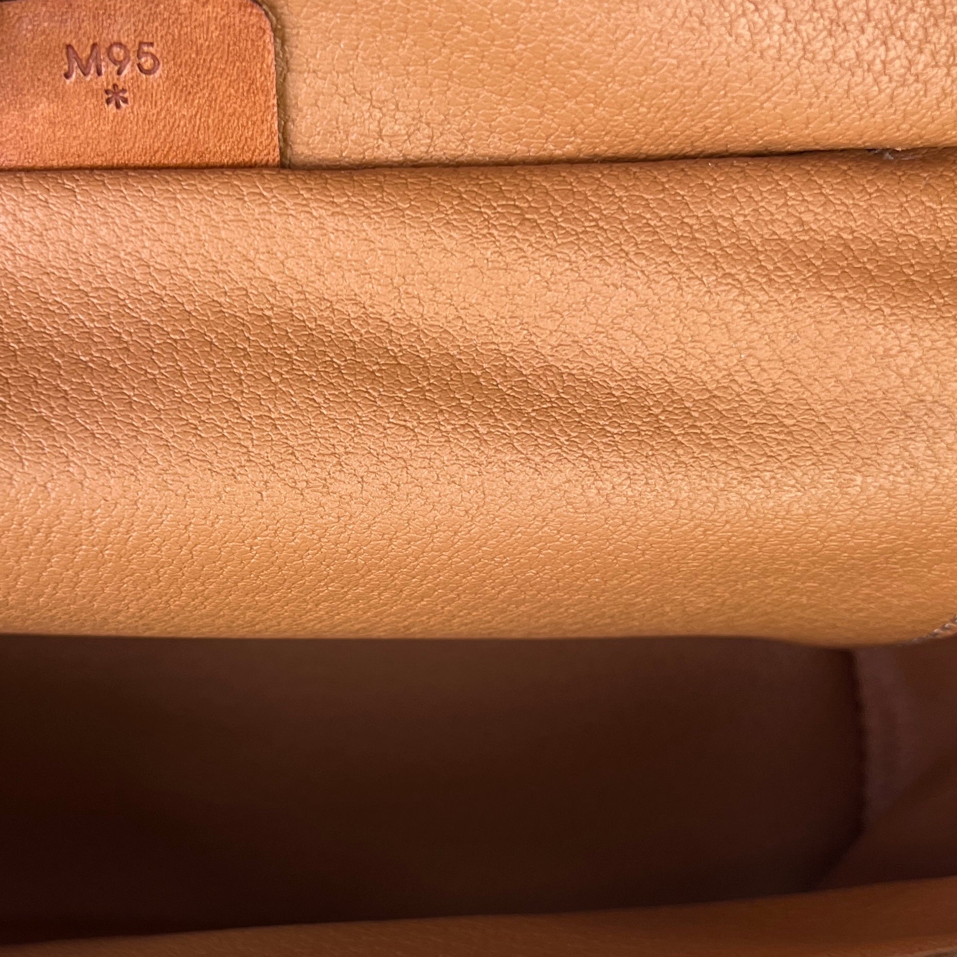 Sac Vanity de CELINE toile et cuir marron