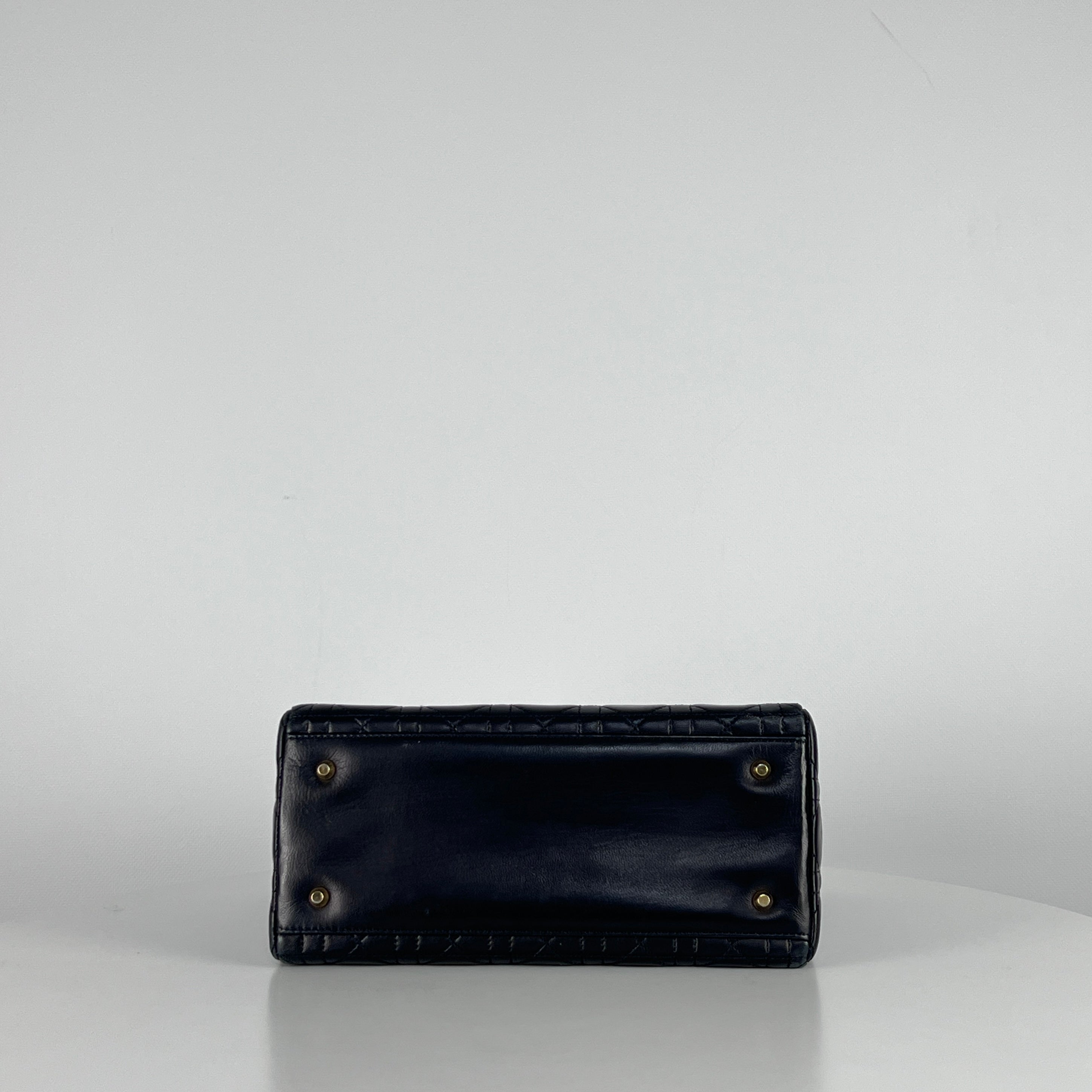 Sac à main DIOR Lady Dior cuir noir