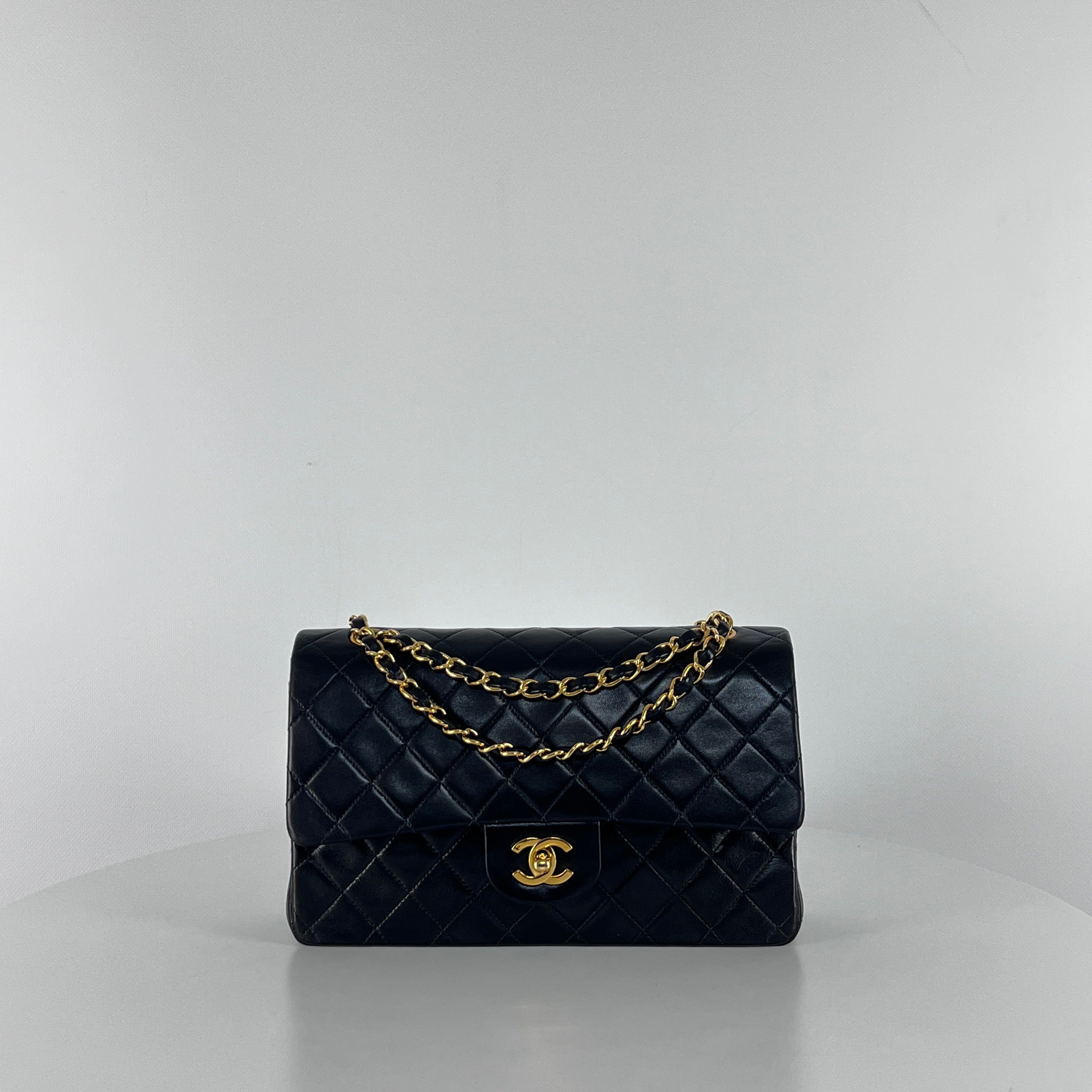 CHANEL Timeless Classique Medium black leather handbag