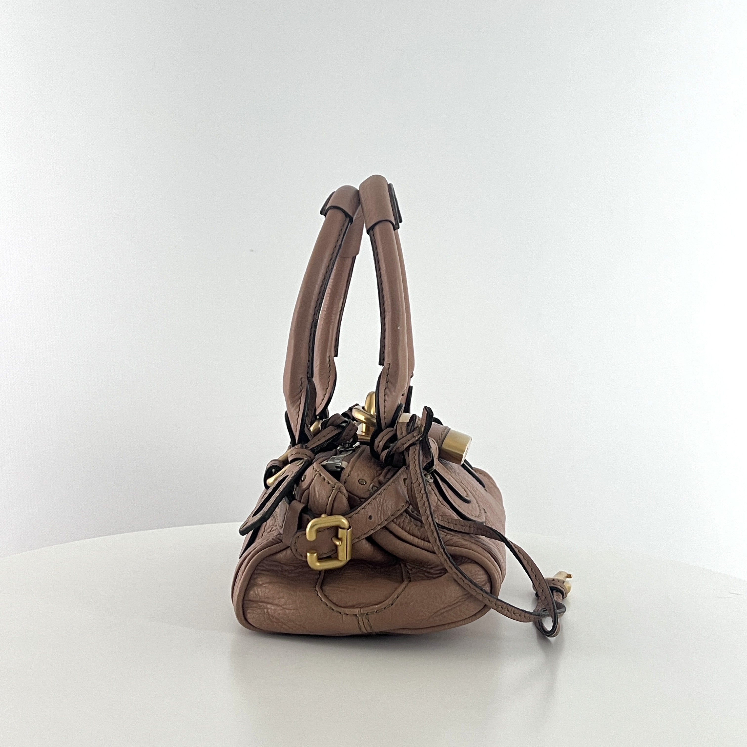 CHLOÉ Paddington brown leather handbag