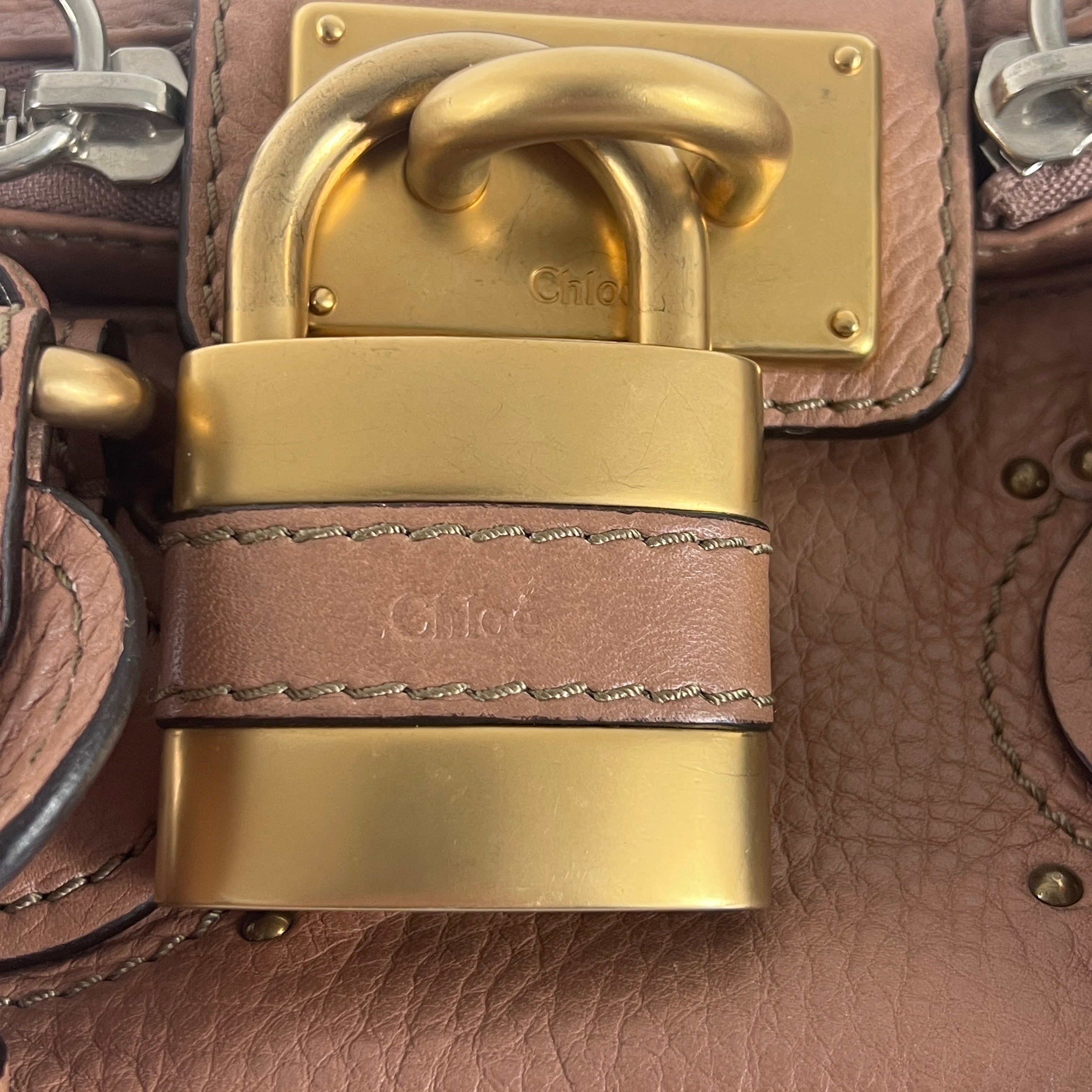 CHLOÉ Paddington brown leather handbag