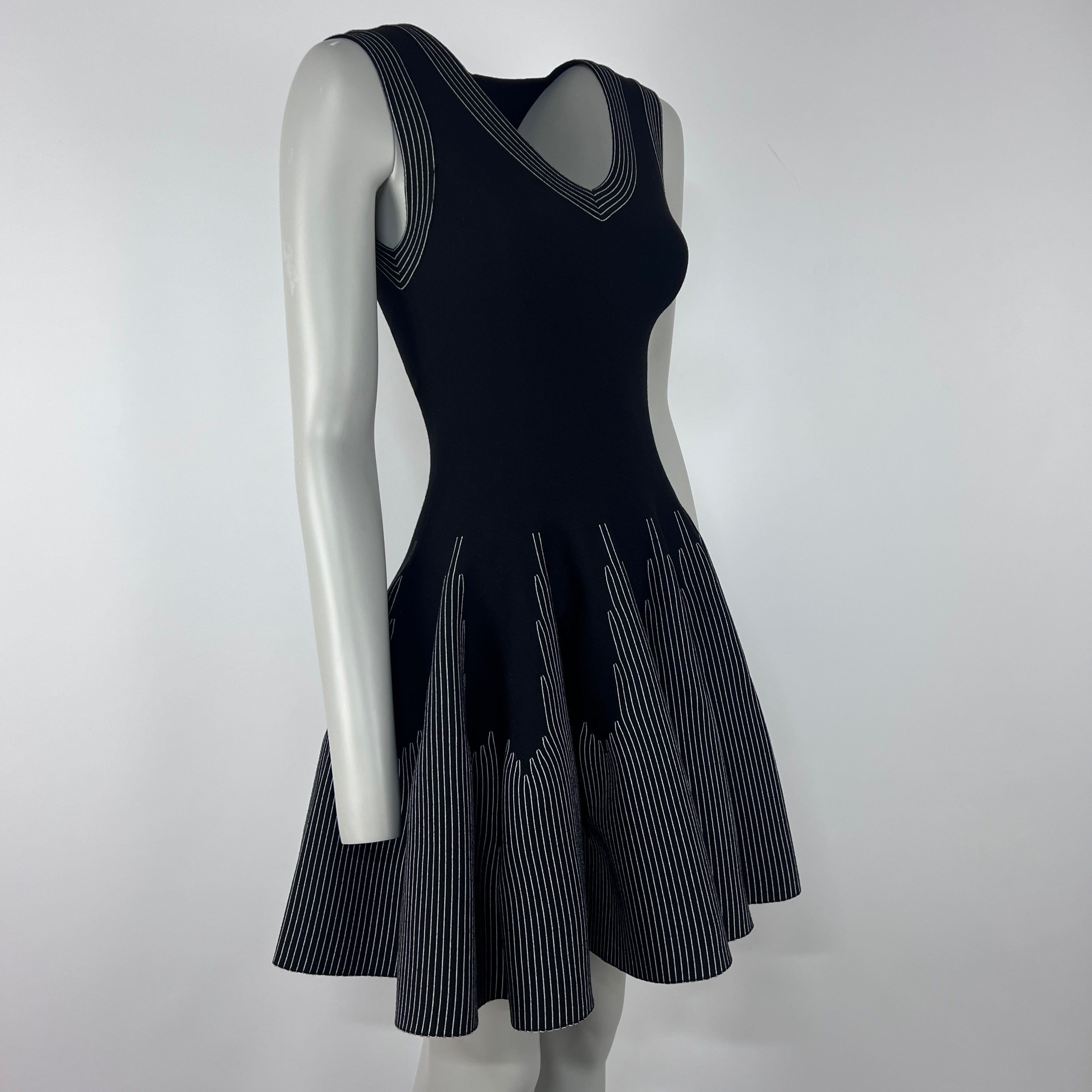 Robe ALAIA XS Laine Noir