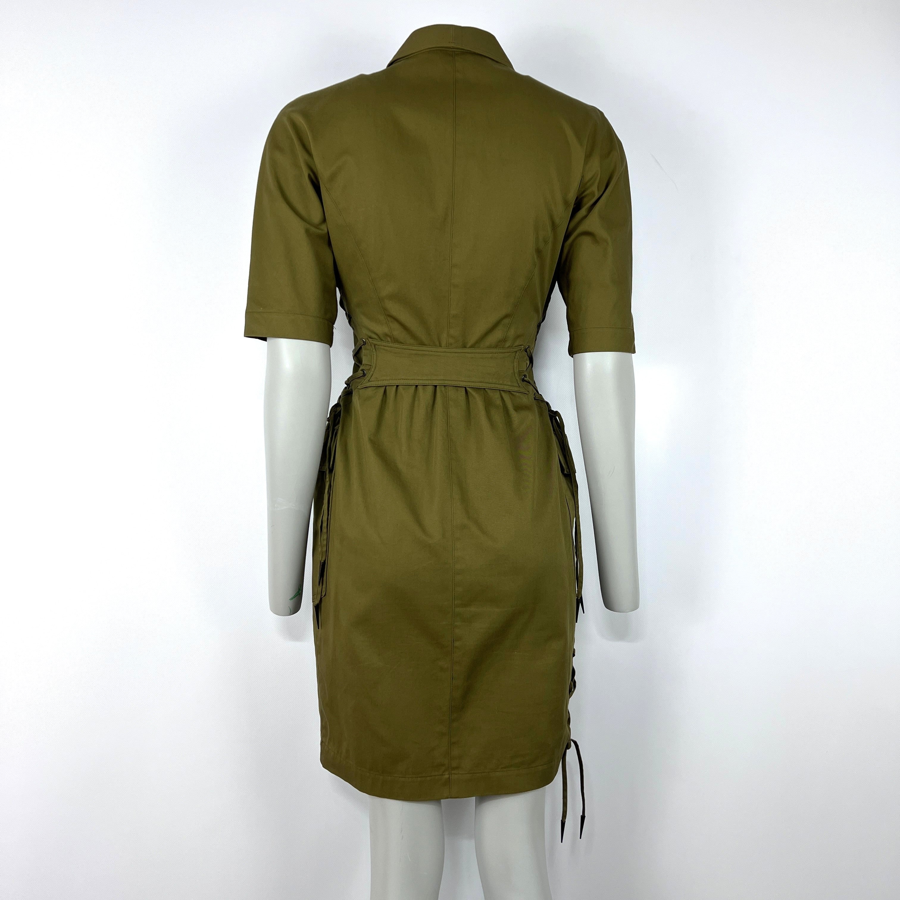 Robe MUGLER XS Coton Vert