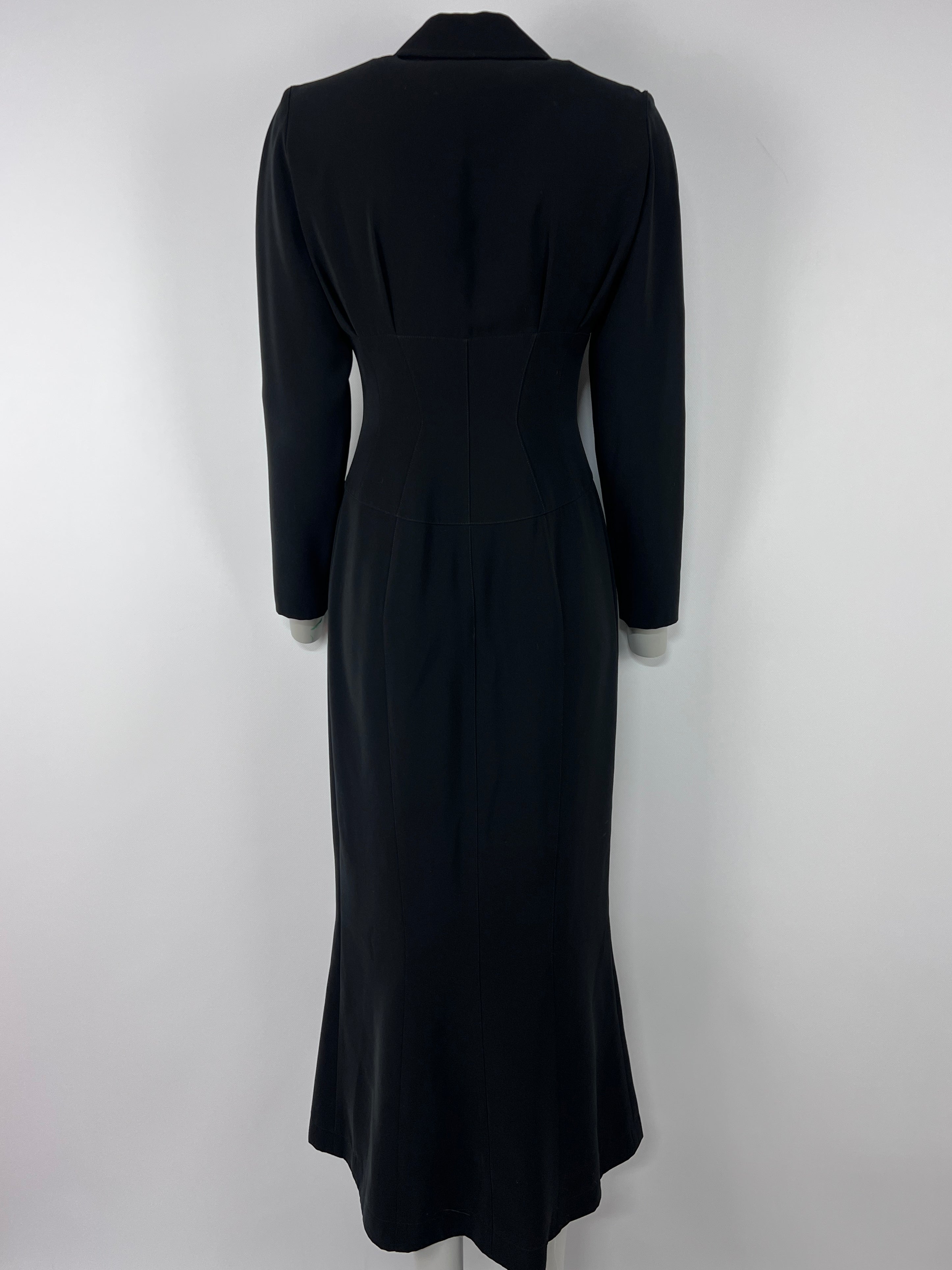 Robe MUGLER S Polyester Noir