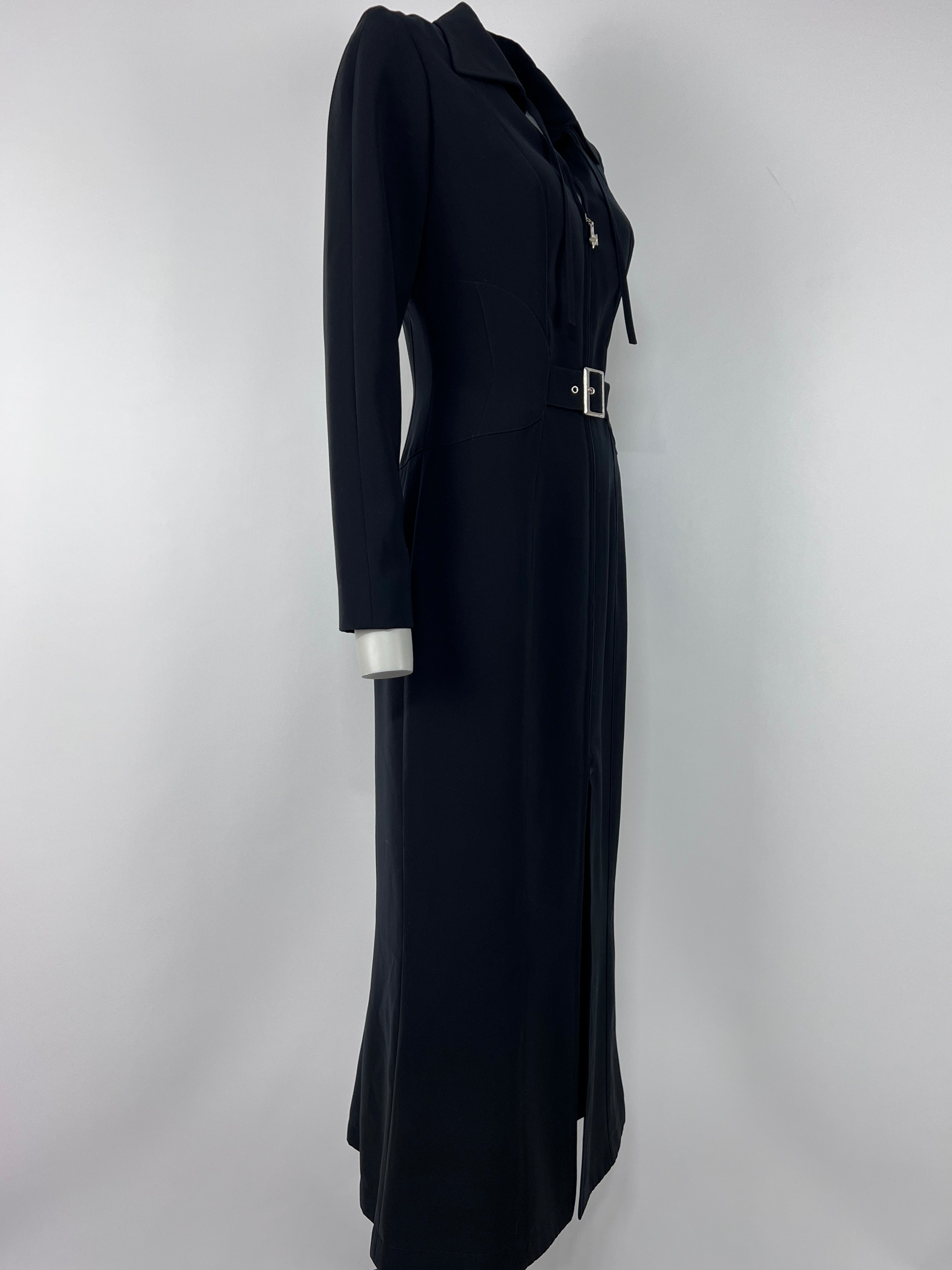 Robe MUGLER S Polyester Noir