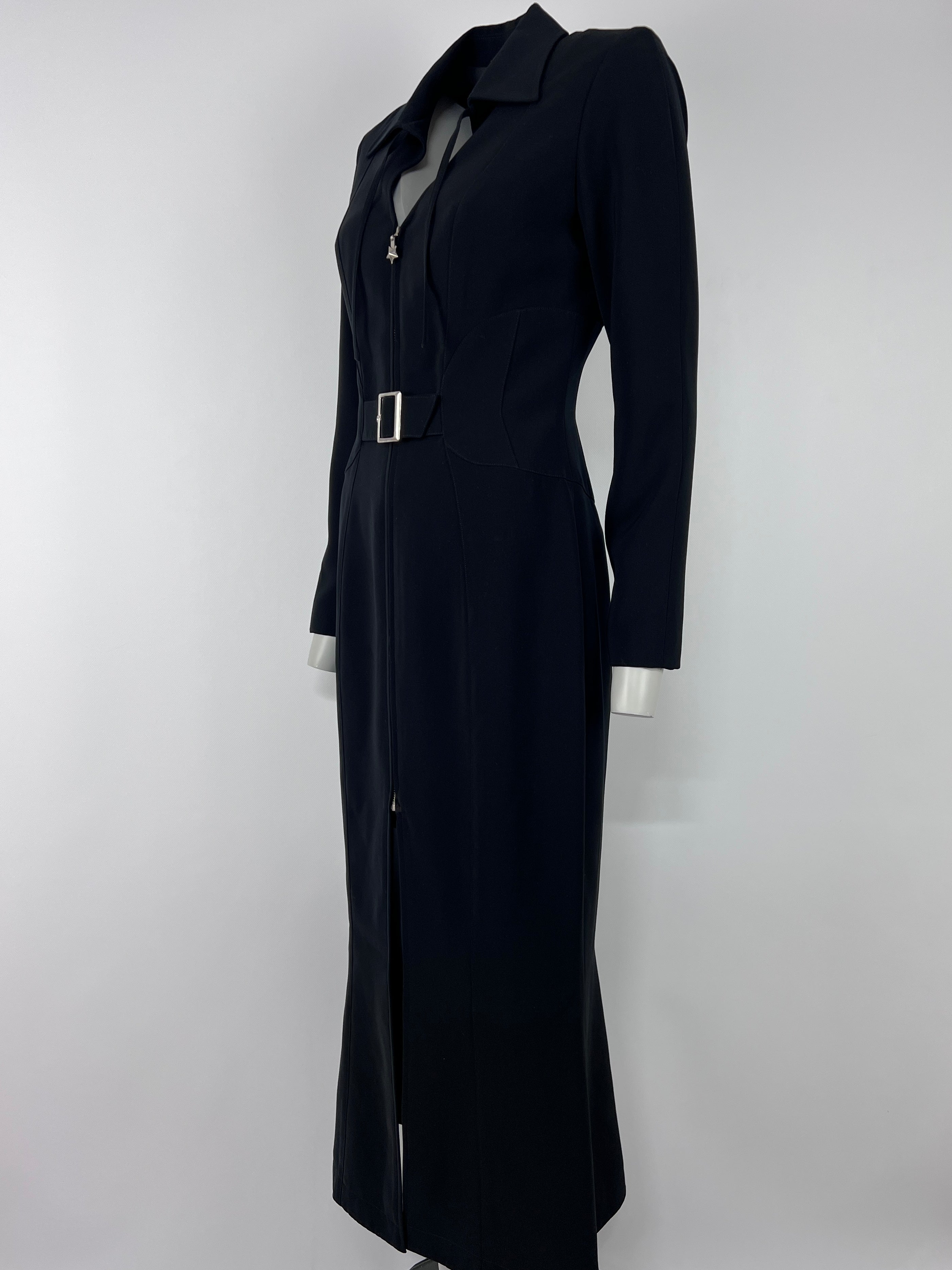 Robe MUGLER S Polyester Noir