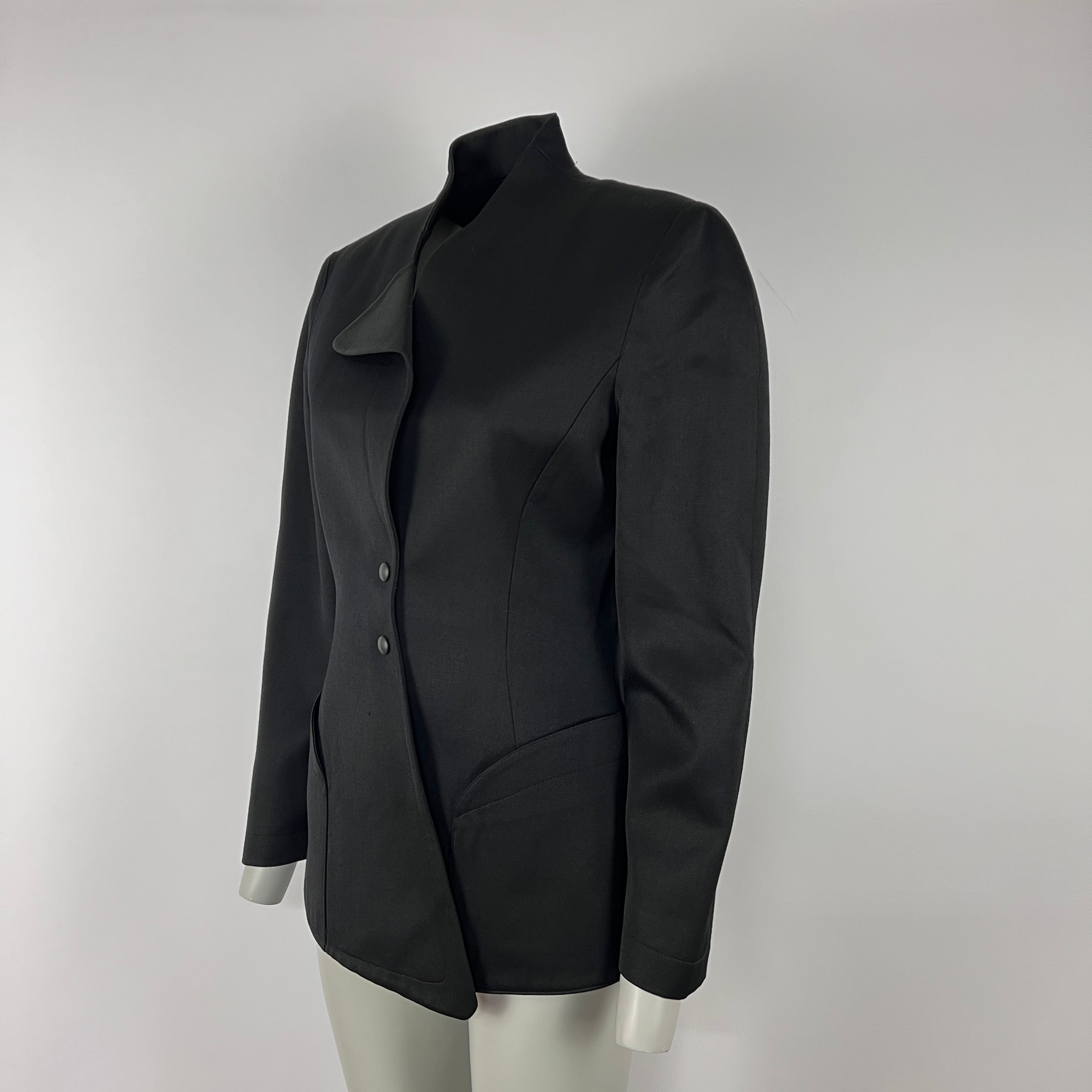 Veste MUGLER S Laine Noir