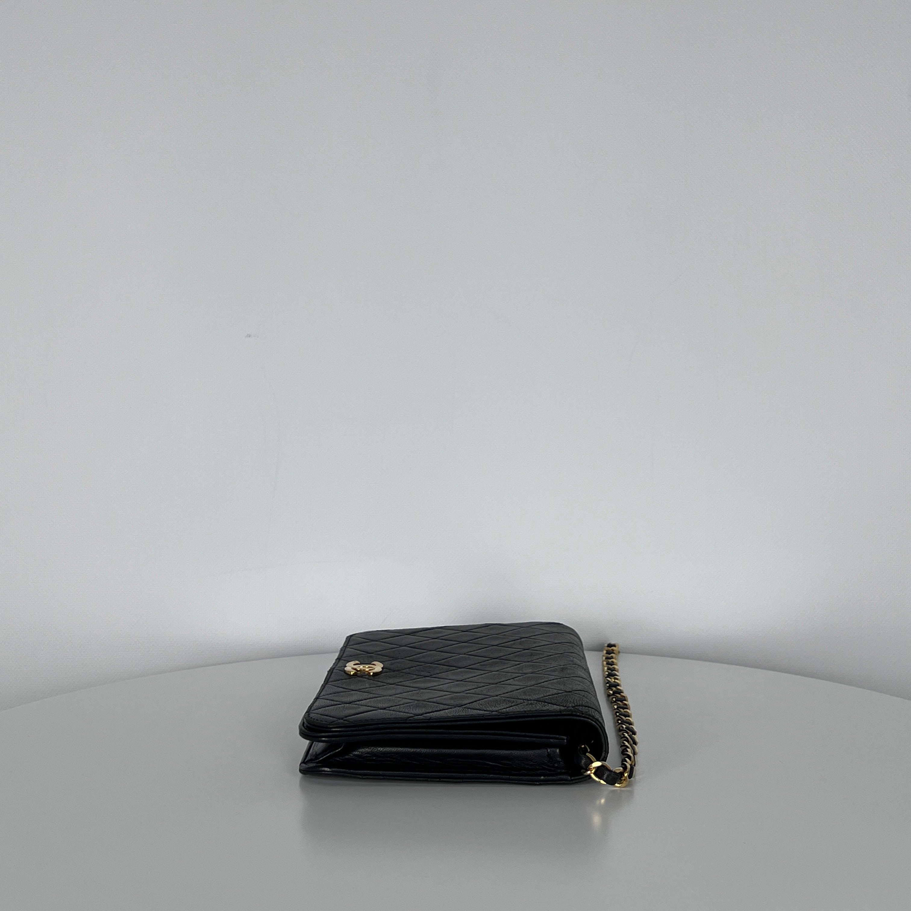 Sac à main CHANEL Timeless WOC Small cuir noir