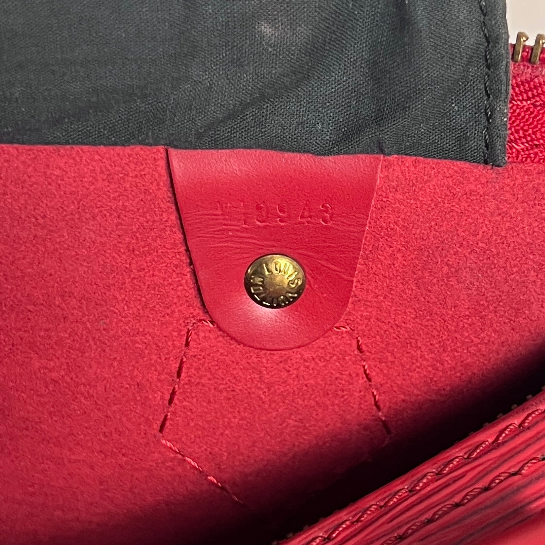Sac à main LOUIS VUITTON Speedy 30 cuir rouge