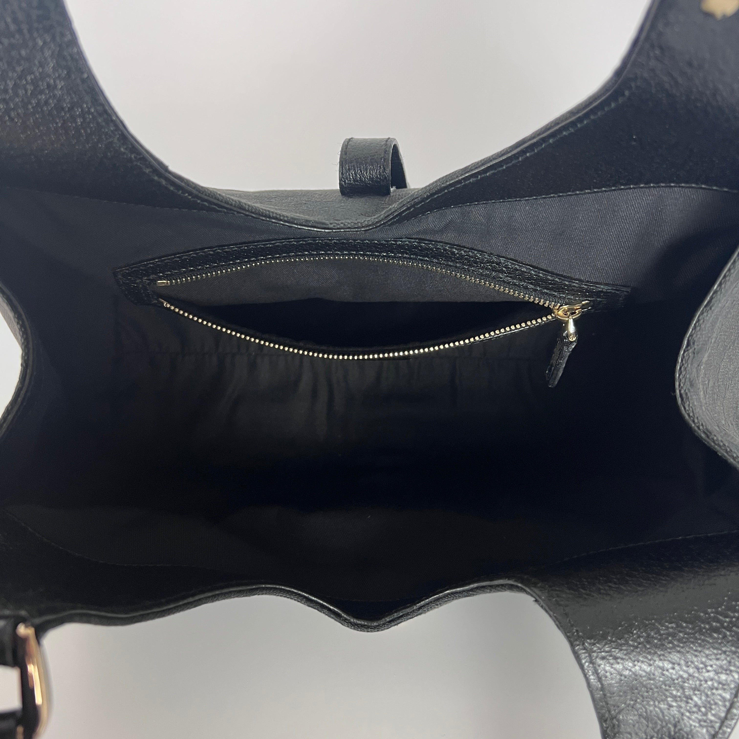 Sac à main GUCCI Jackie toile et cuir noir