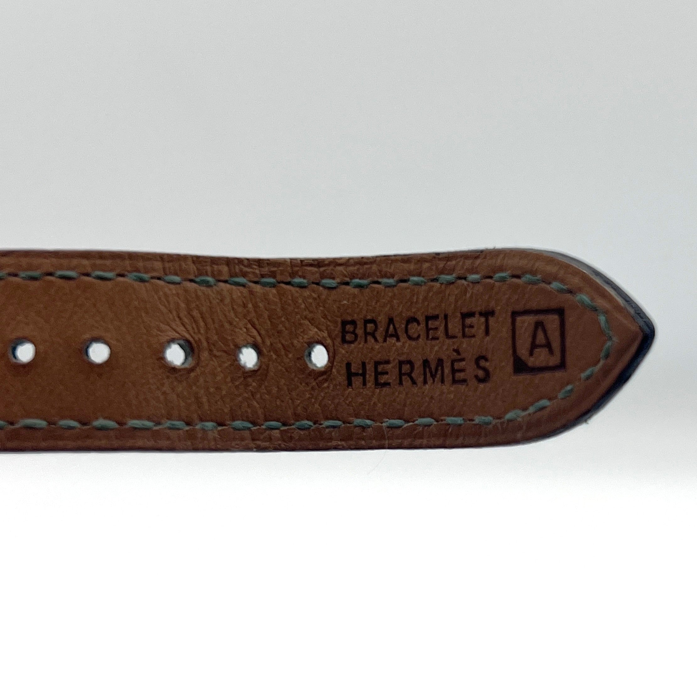 Montre HERMÈS Heure H plaqué or dorée