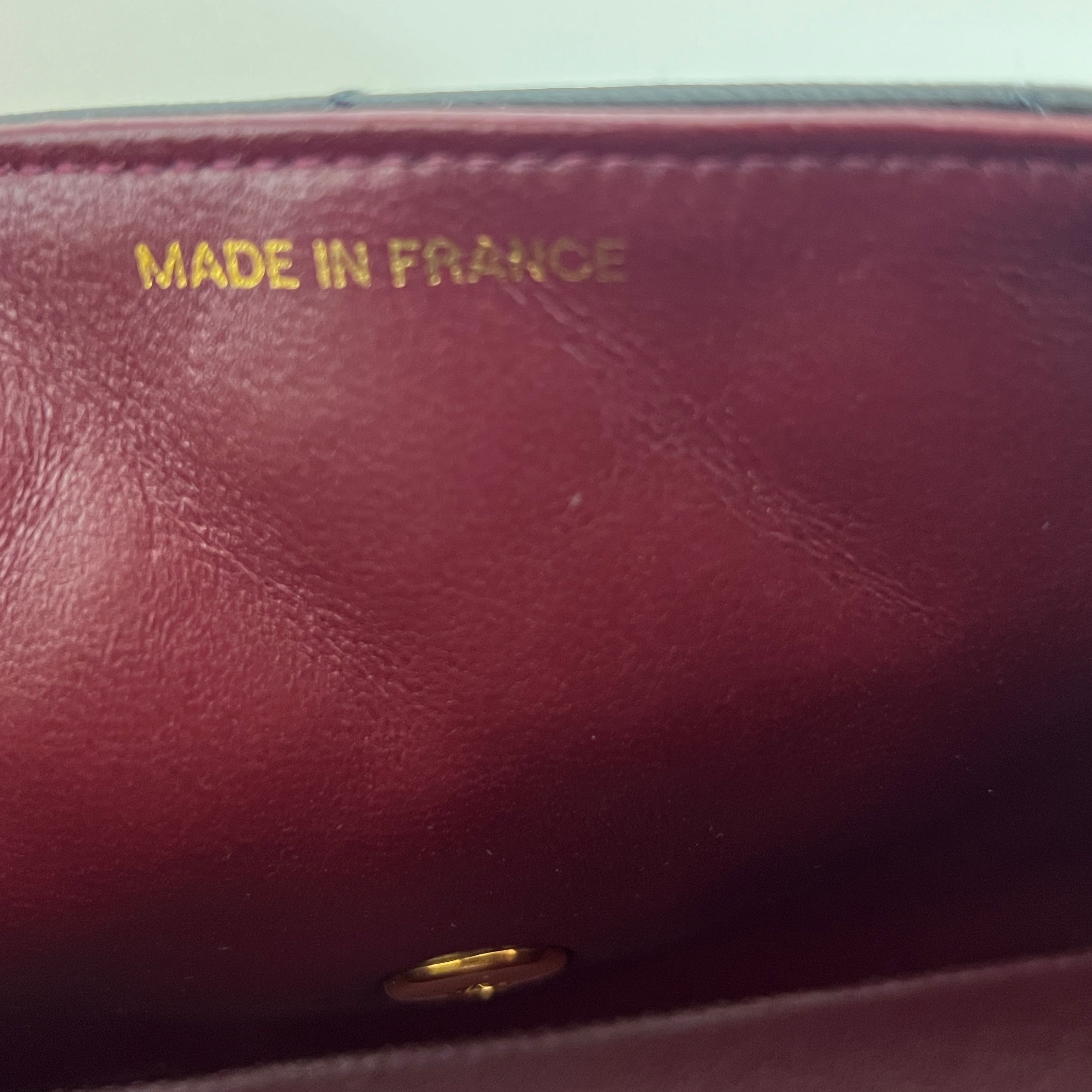 Sac à main CHANEL Diana Small cuir d'agneau noir