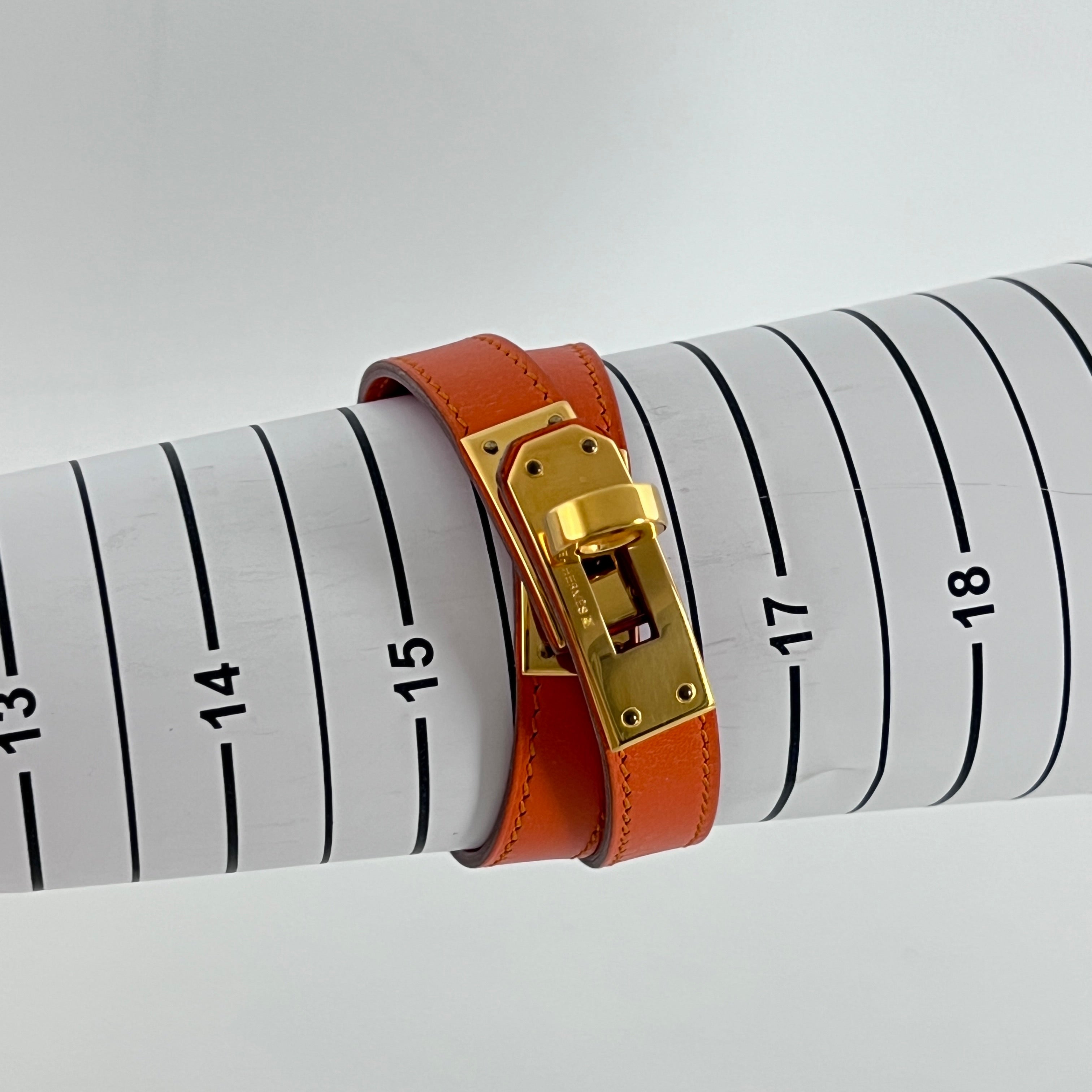 Bracelet HERMÈS Kelly plaqué or doré