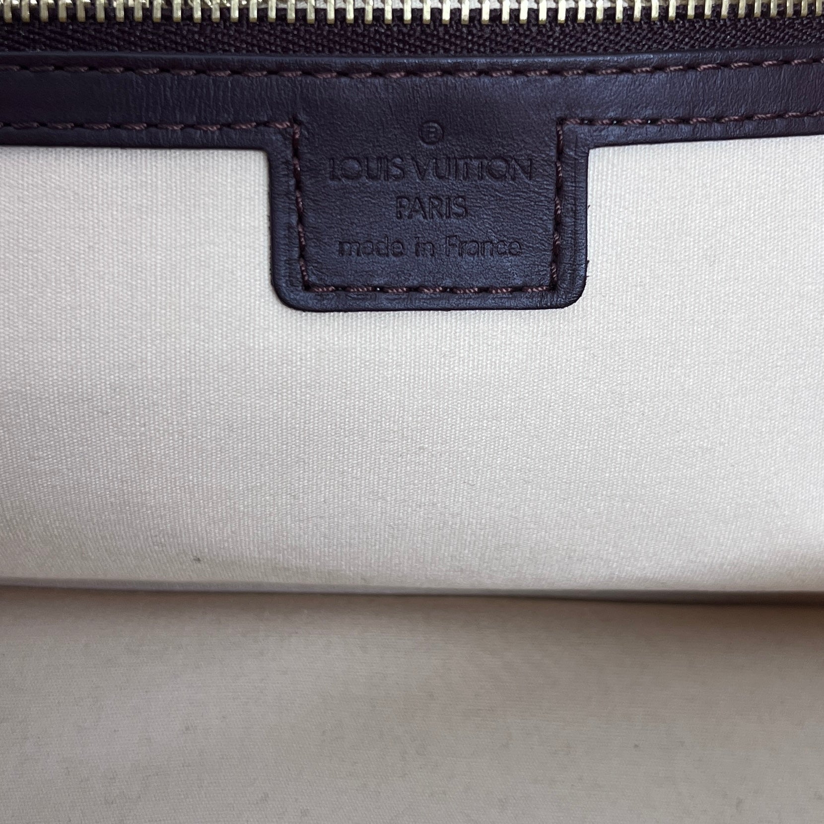 Sac à main LOUIS VUITTON Alma Long toile et cuir rose