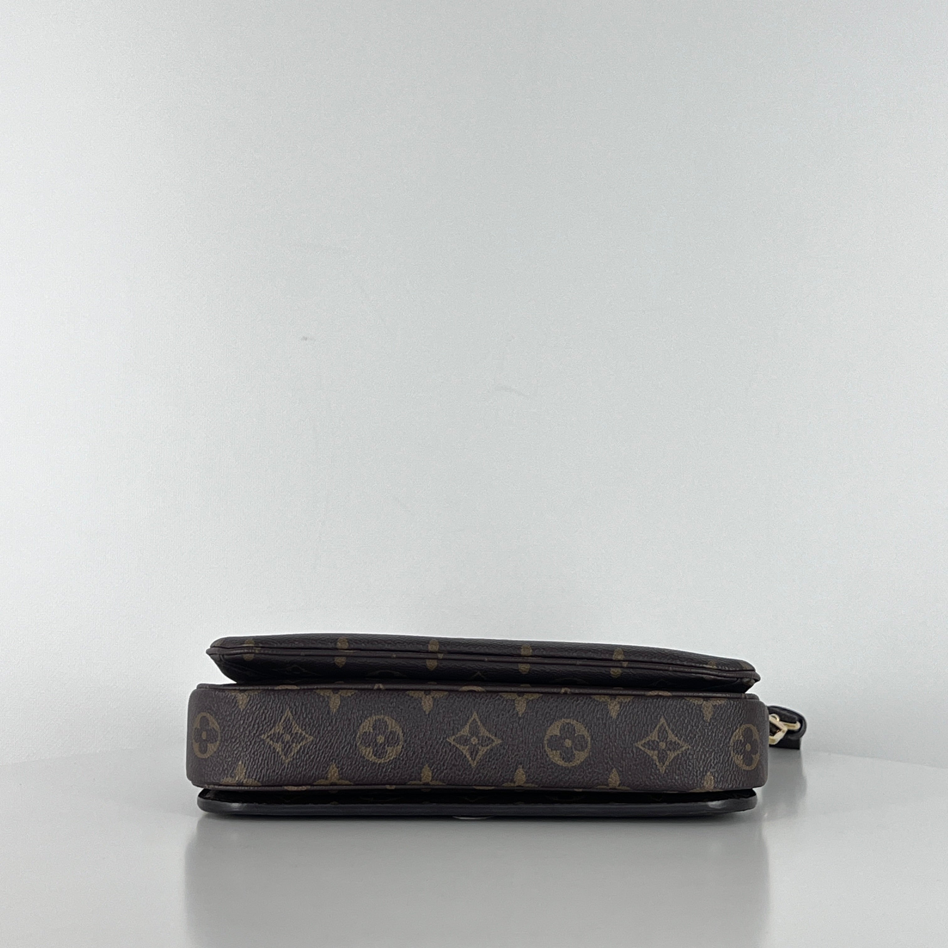 Sac à main LOUIS VUITTON Metis toile et cuir marron