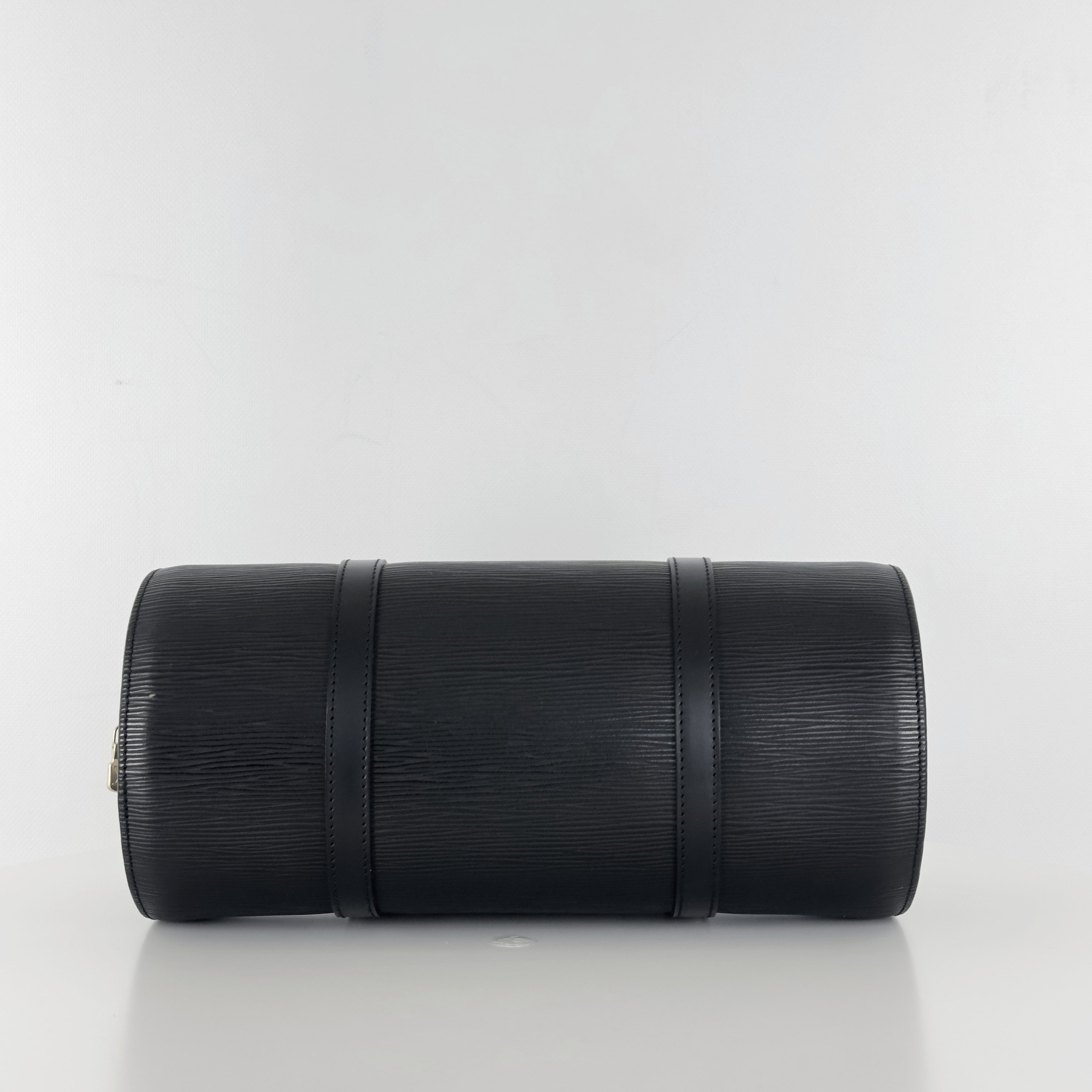 Sac à main LOUIS VUITTON Soufflot cuir épi noir