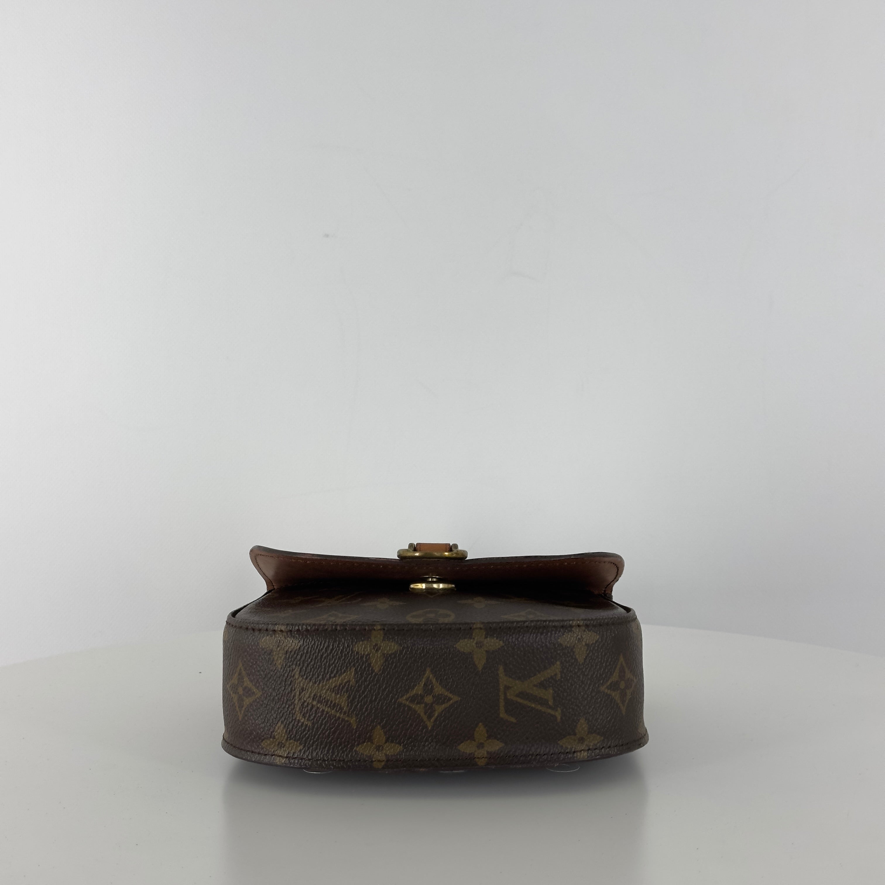 Sac à main LOUIS VUITTON Mini Saint Cloud toile et cuir marron