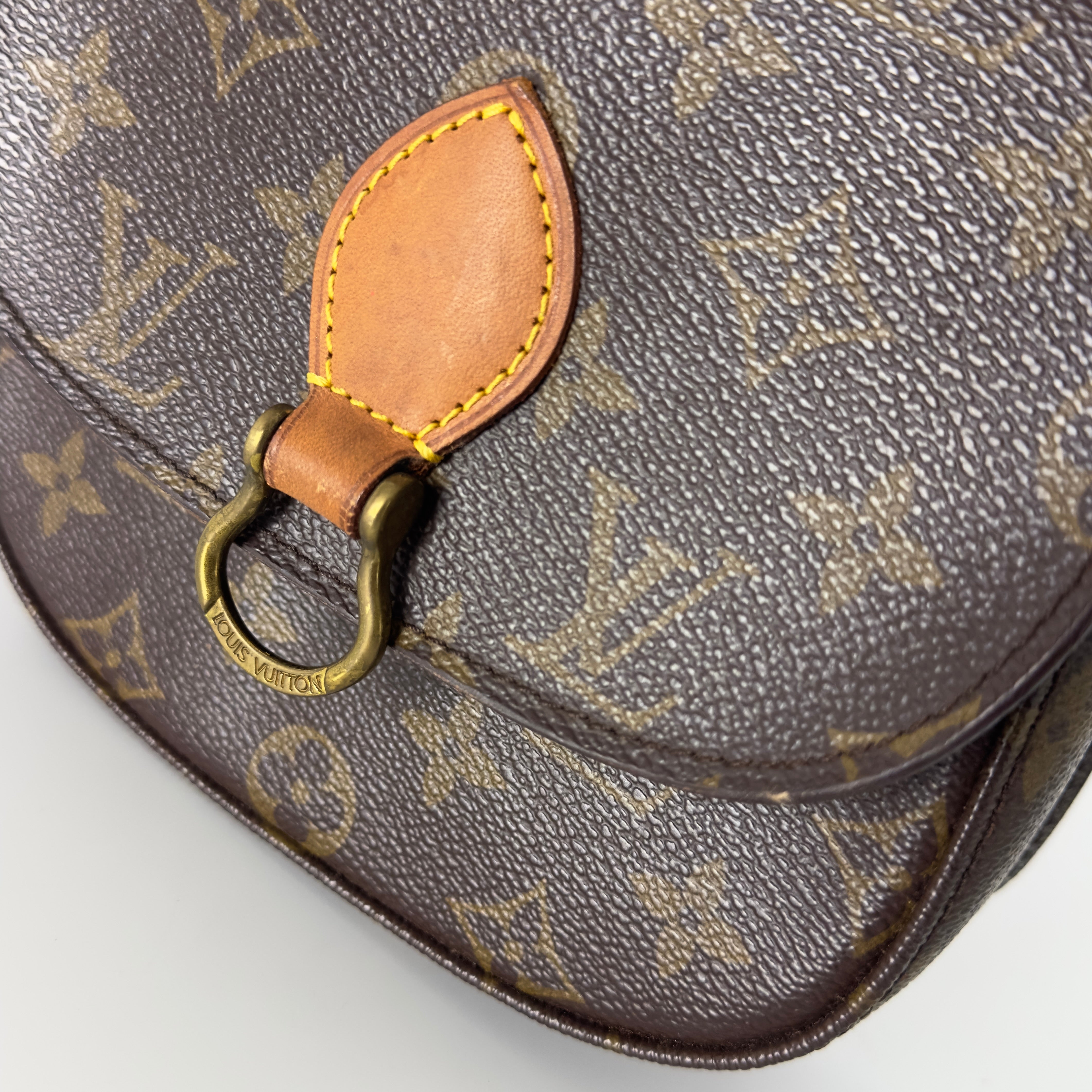 Sac à main LOUIS VUITTON Mini Saint Cloud toile et cuir marron