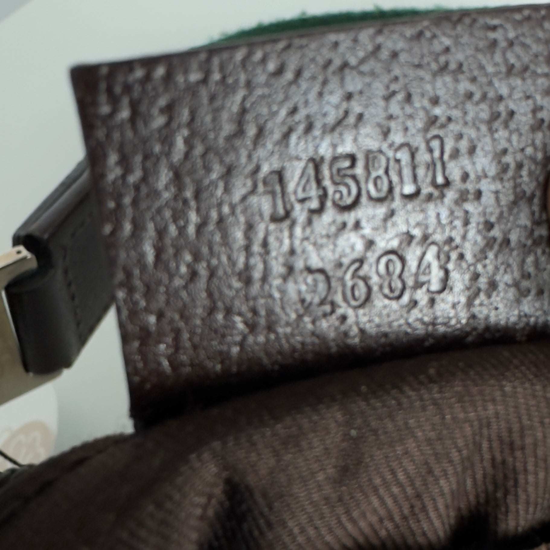 Sac à main GUCCI Hobo toile et cuir marron