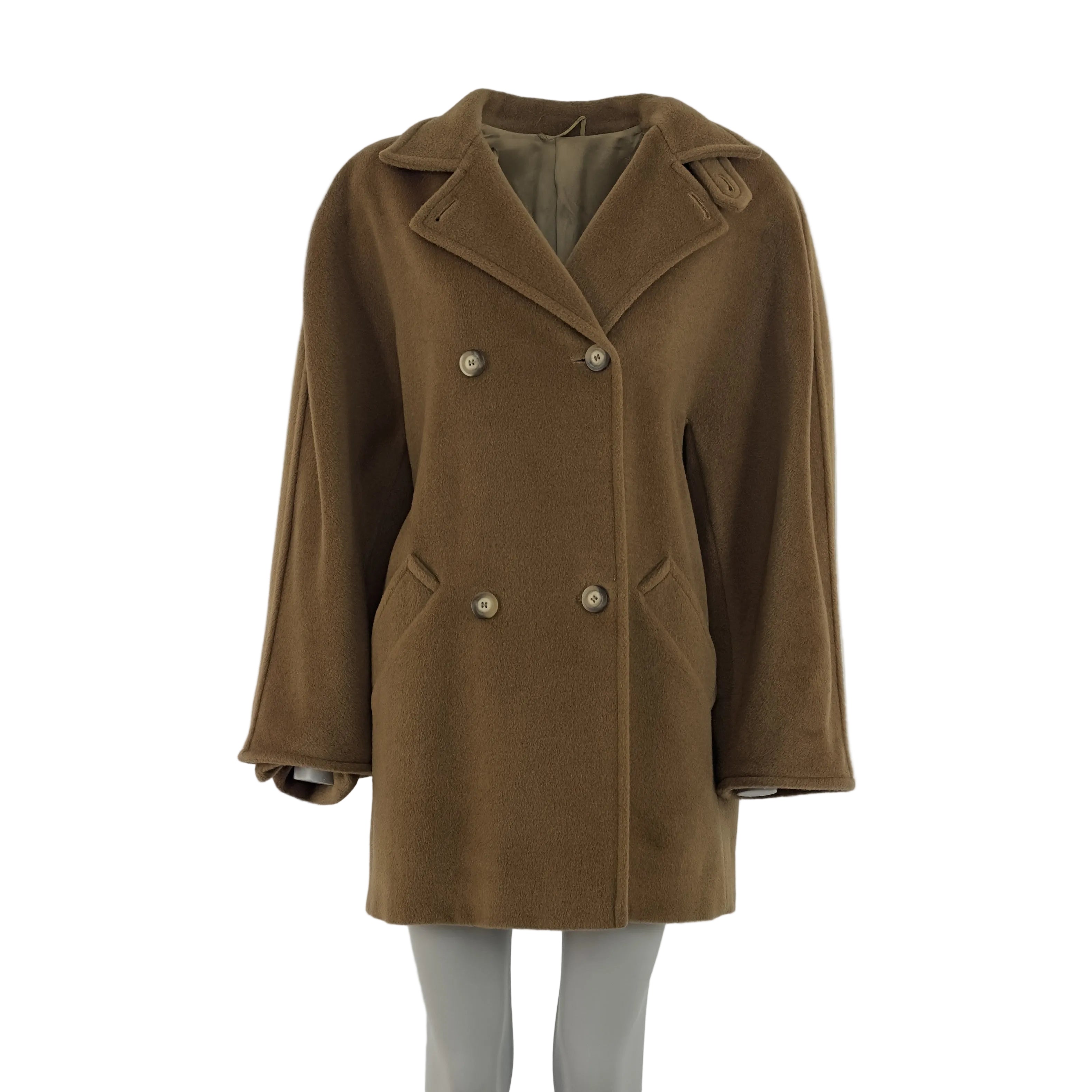 Manteau MAX MARA M laine marron