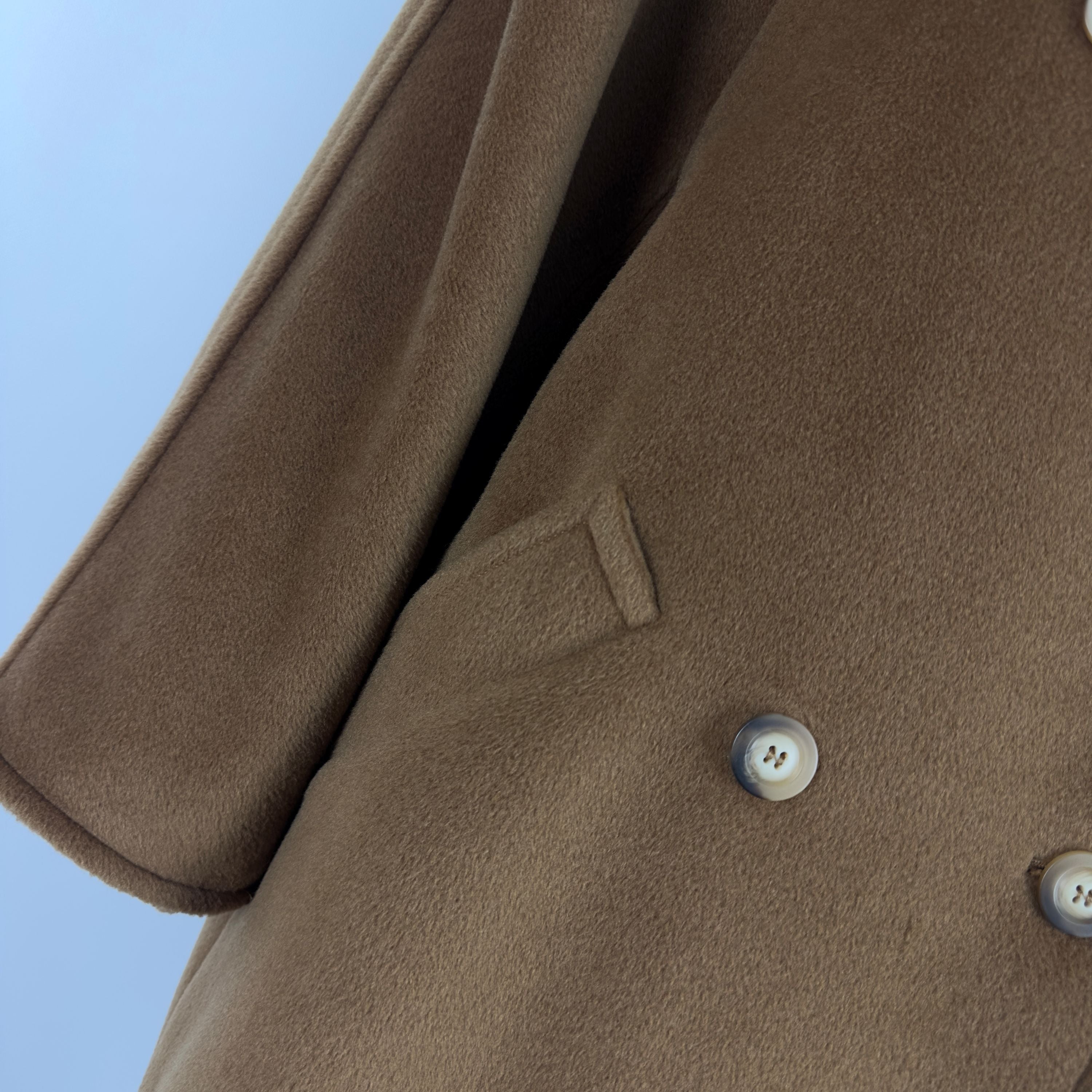 Manteau MAX MARA M laine marron