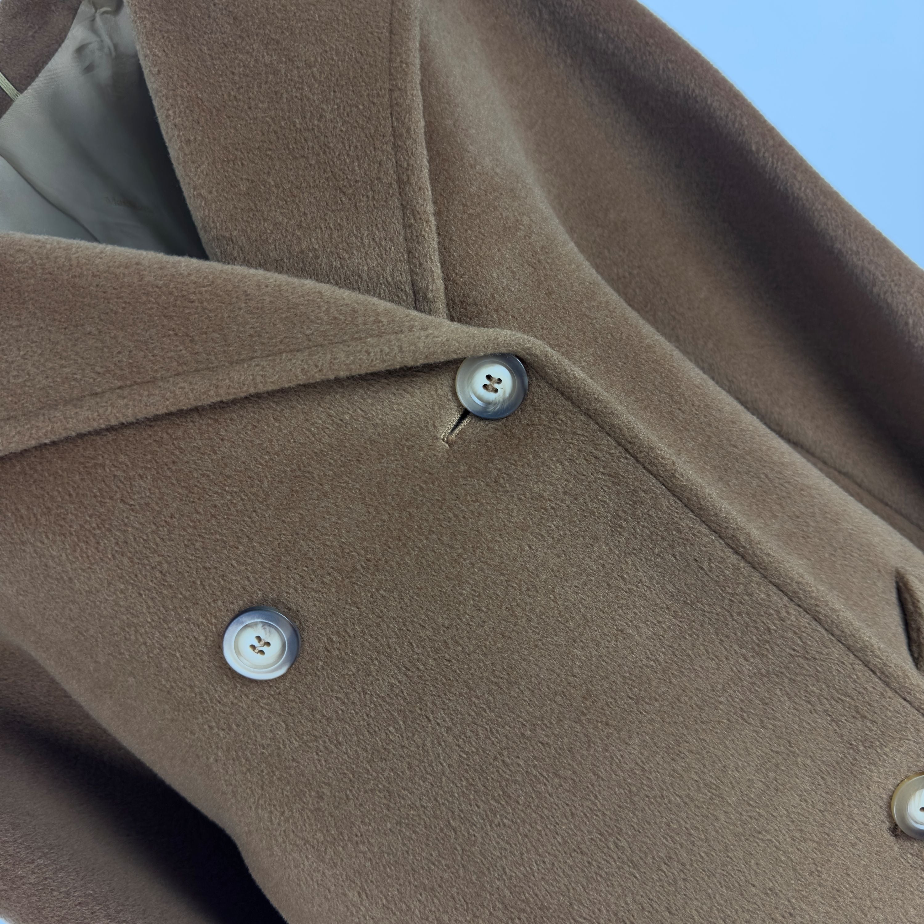 Manteau MAX MARA M laine marron
